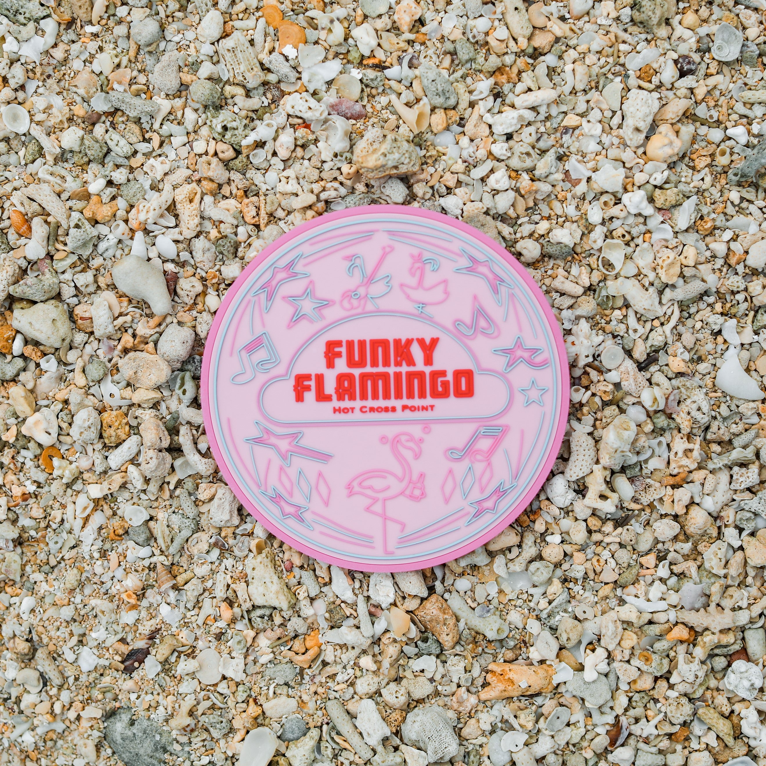 BEATER フラミンゴ柄 FUNCY FLAMINGO オリジナル ラバーコースター – SHIGIRA SEVEN MILES