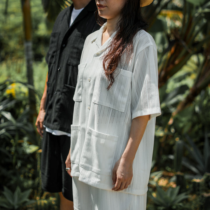some_SURF Lace Short Sleeve Shirt