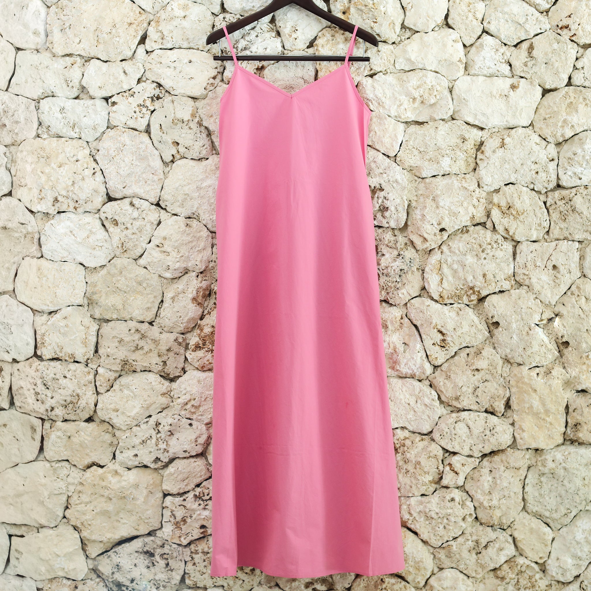 Rumieloin Back Open Camisole Dress