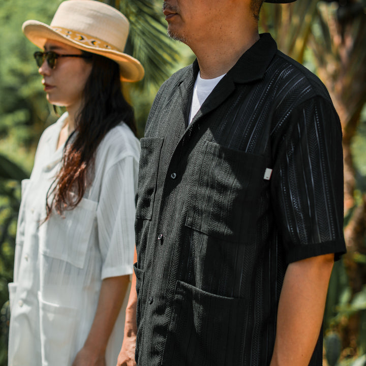 some_SURF Lace Short Sleeve Shirt