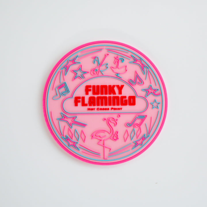 FUNCY FLAMINGO オリジナル ラバーコースター
