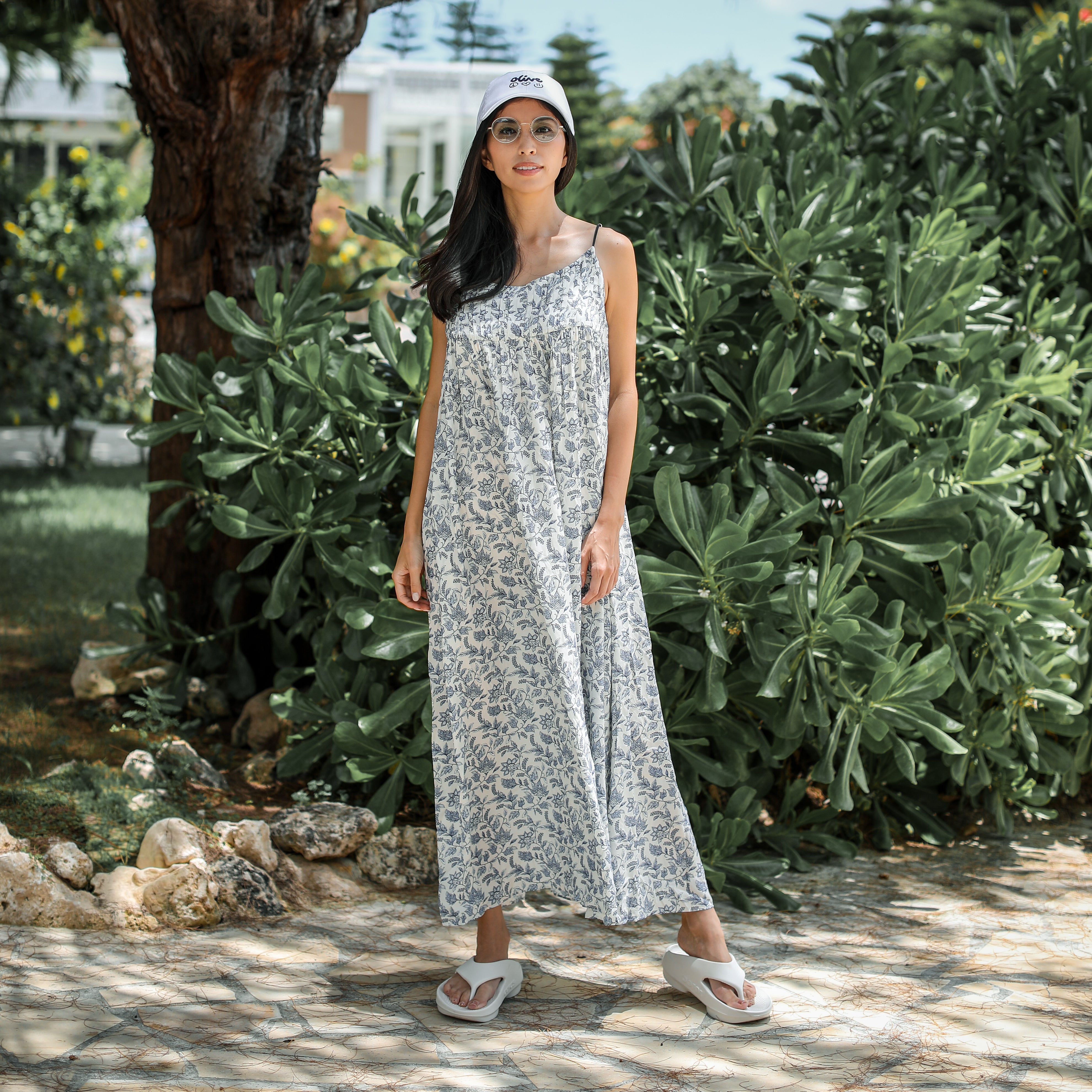 Rumieloin Flower Print Dress
