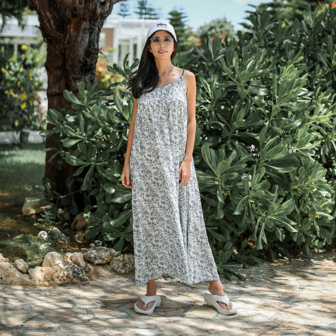 Rumieloin Flower Print Dress