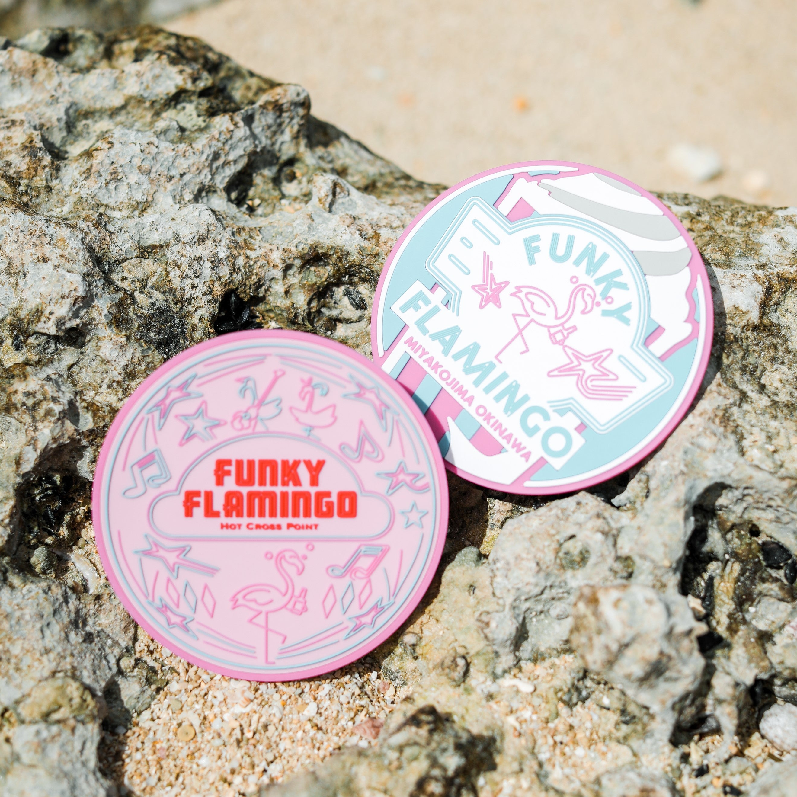 FUNCY FLAMINGO オリジナル ラバーコースター – SHIGIRA SEVEN MILES