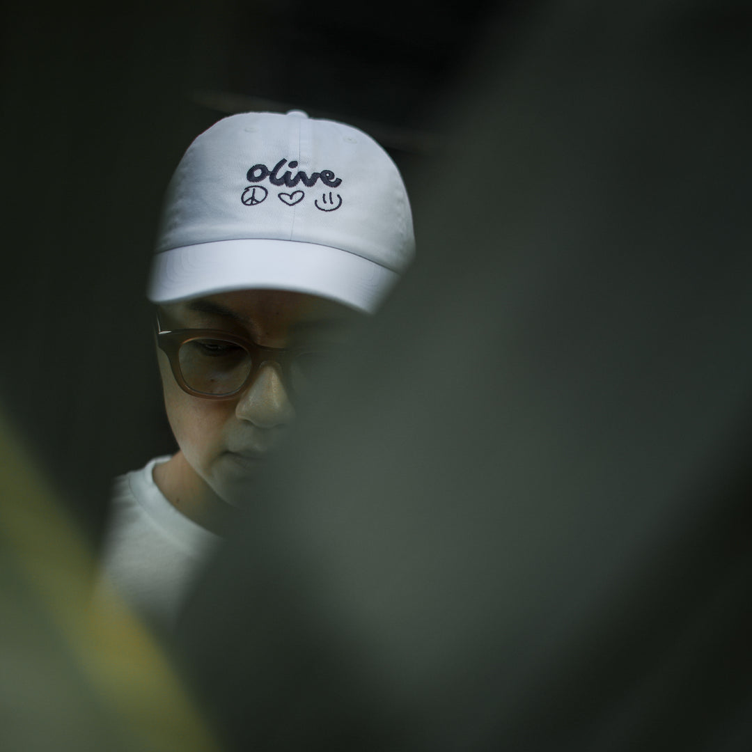 Olive&Oliver×SHIGIRA Embroidary Cap （Olive）