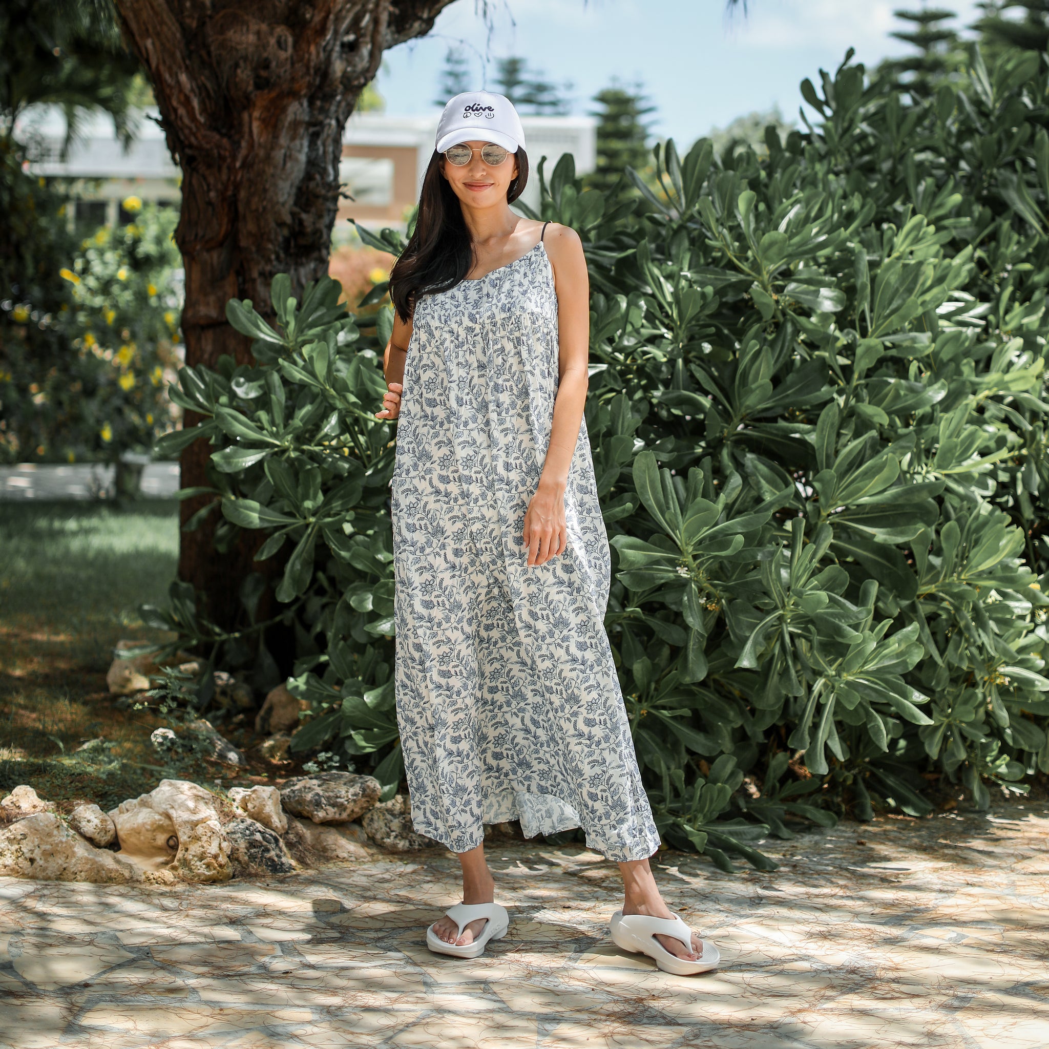 Rumieloin Flower Print Dress