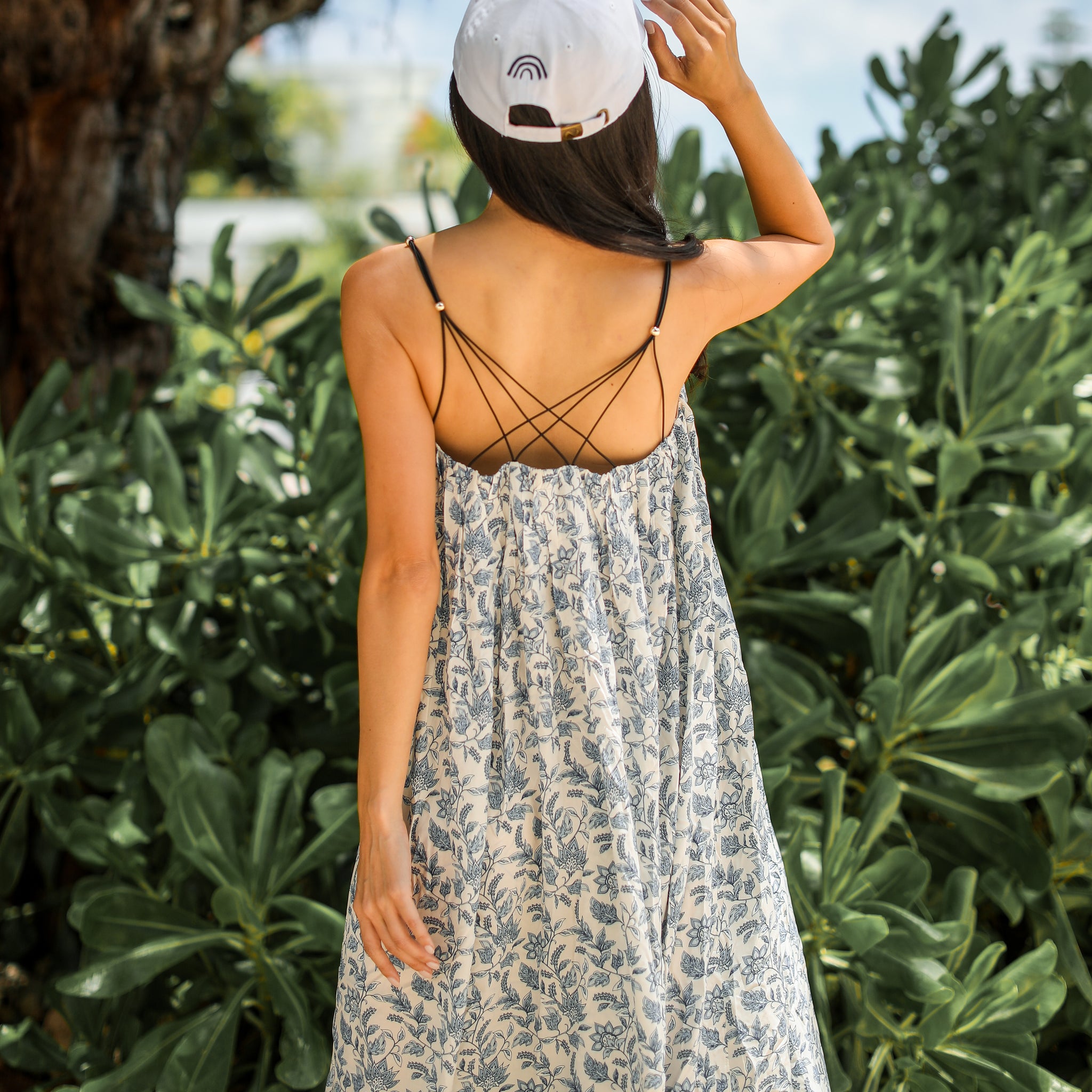 Rumieloin Flower Print Dress