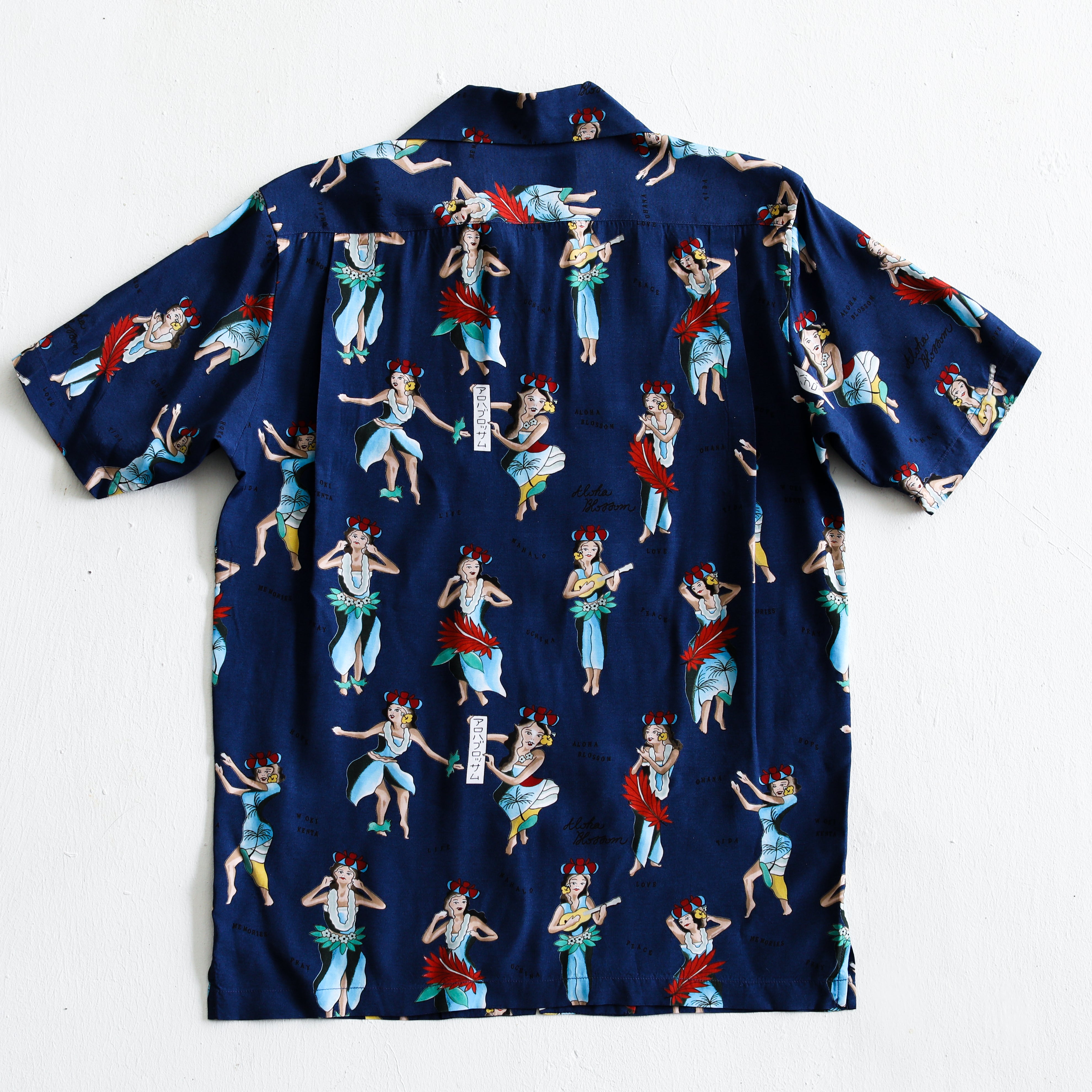 Aloha Blossom × SHIGIRA SEVEN MILES RESORT HULA GIRL SHORT SLEEVE