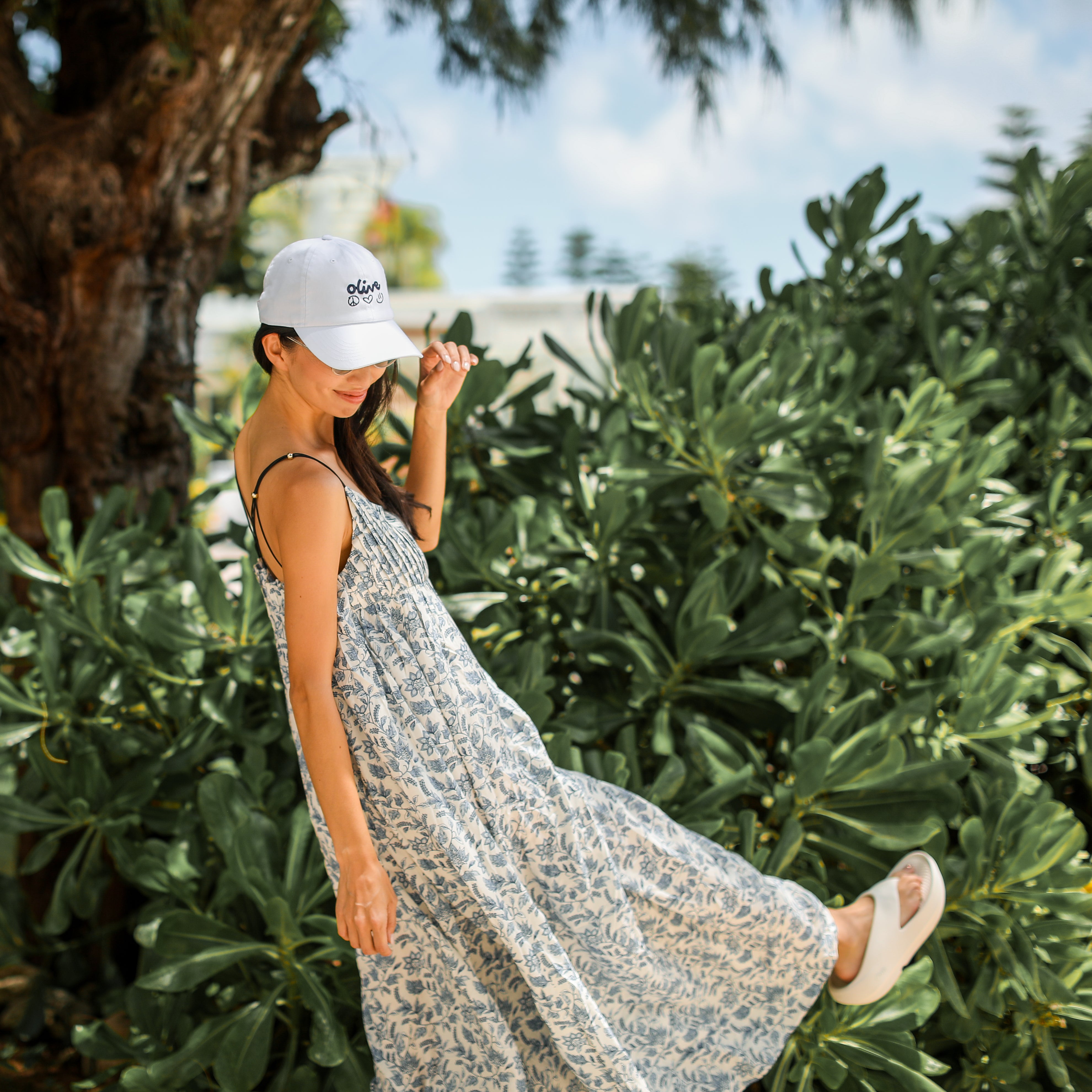 Rumieloin Flower Print Dress