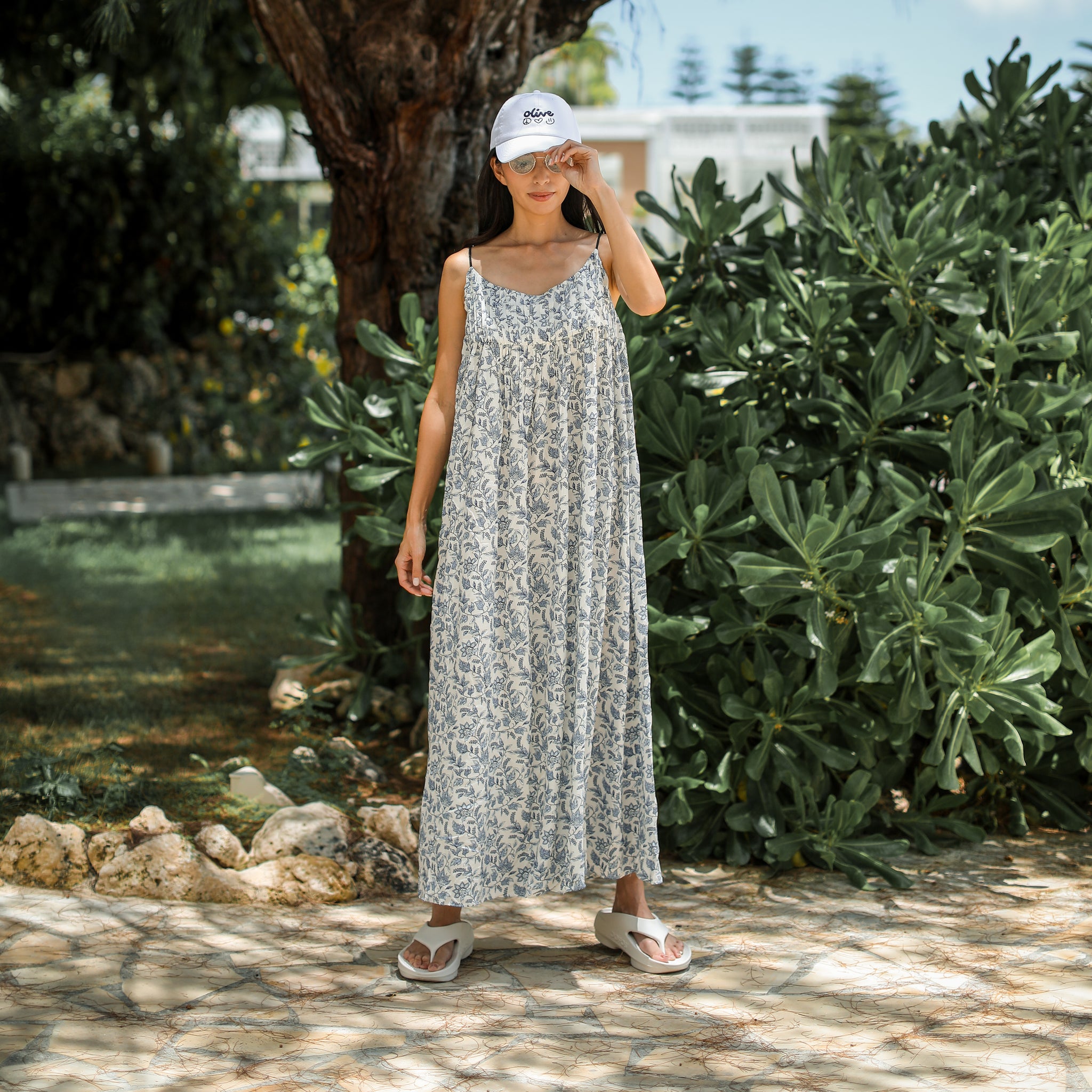 Rumieloin Flower Print Dress