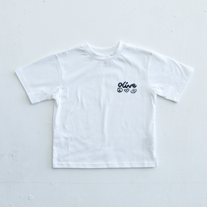 Olive&Oliver×SHIGIRA Embroidary Tee Kid's