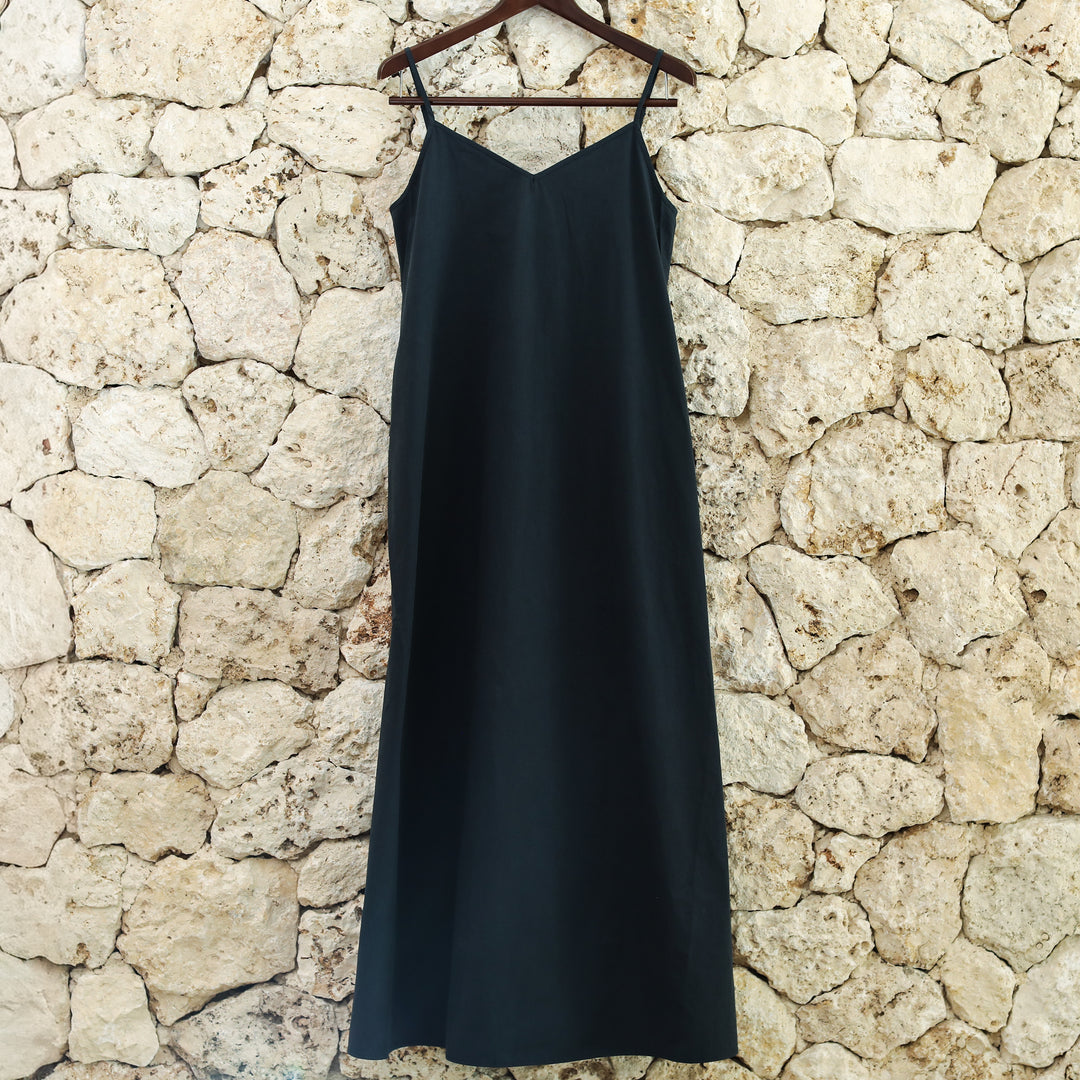 Rumieloin Back Open Camisole Dress