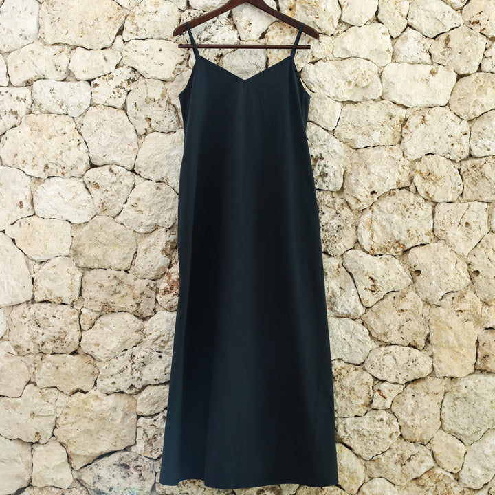 Rumieloin Back Open Camisole Dress
