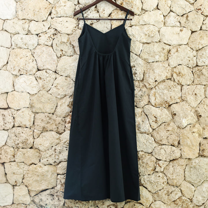 Rumieloin Back Open Camisole Dress