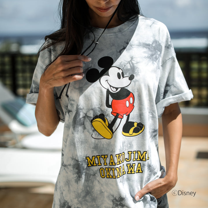 GOAT*Mickey Tie-dye Print T-Shirt