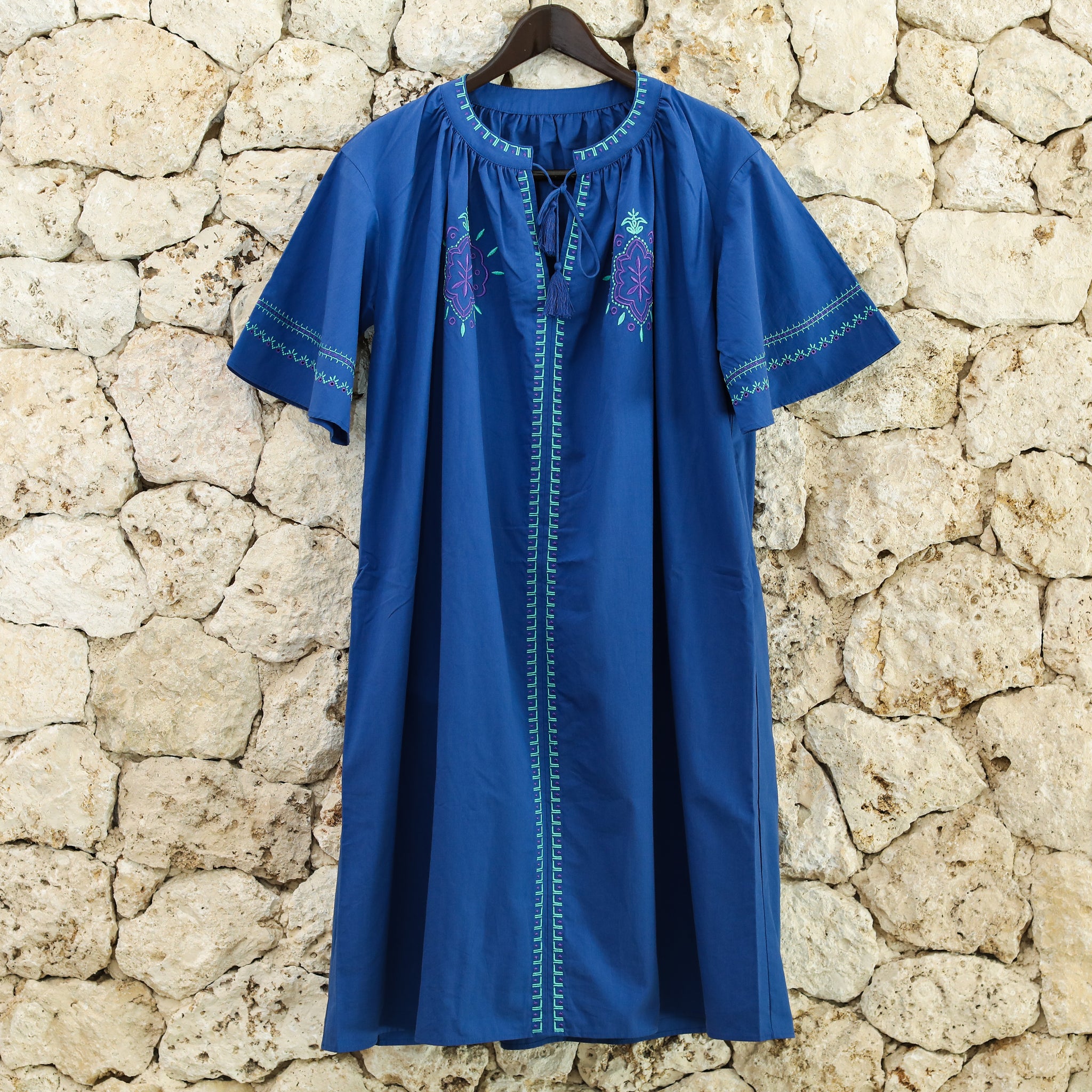 Rumieloin Embroidary A-Line Dress