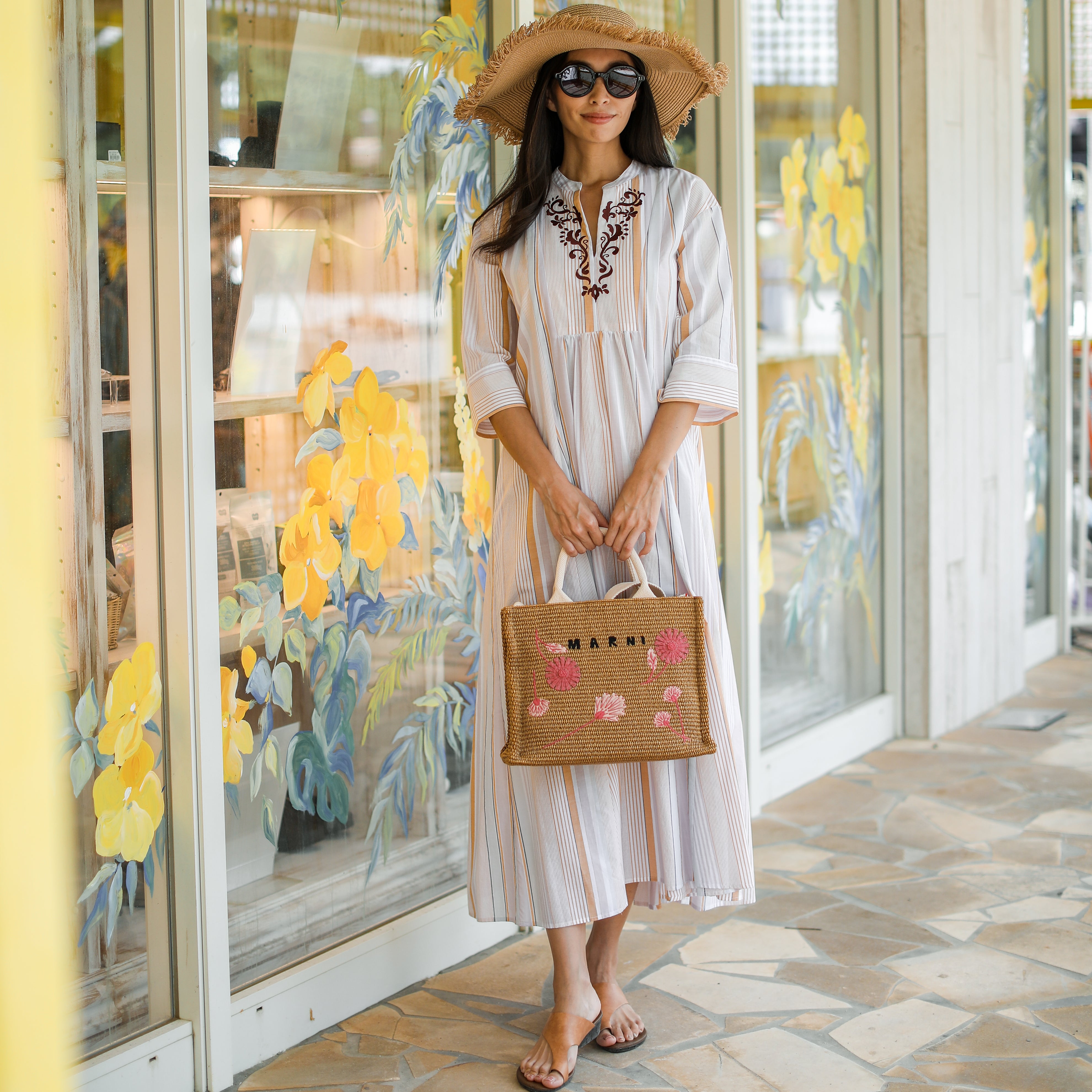 Rumieloin Multi Stripe Dress