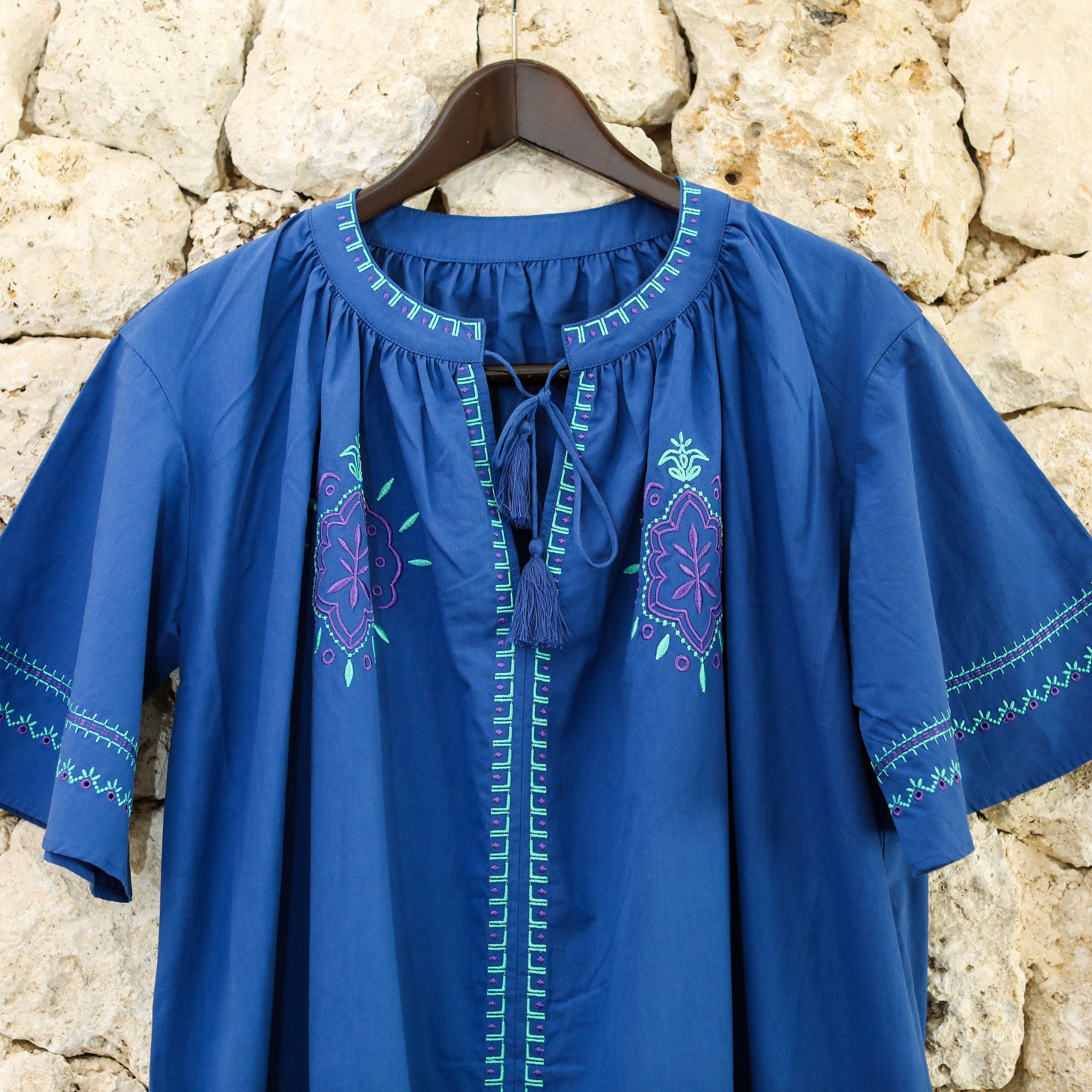 Rumieloin Embroidary A-Line Dress