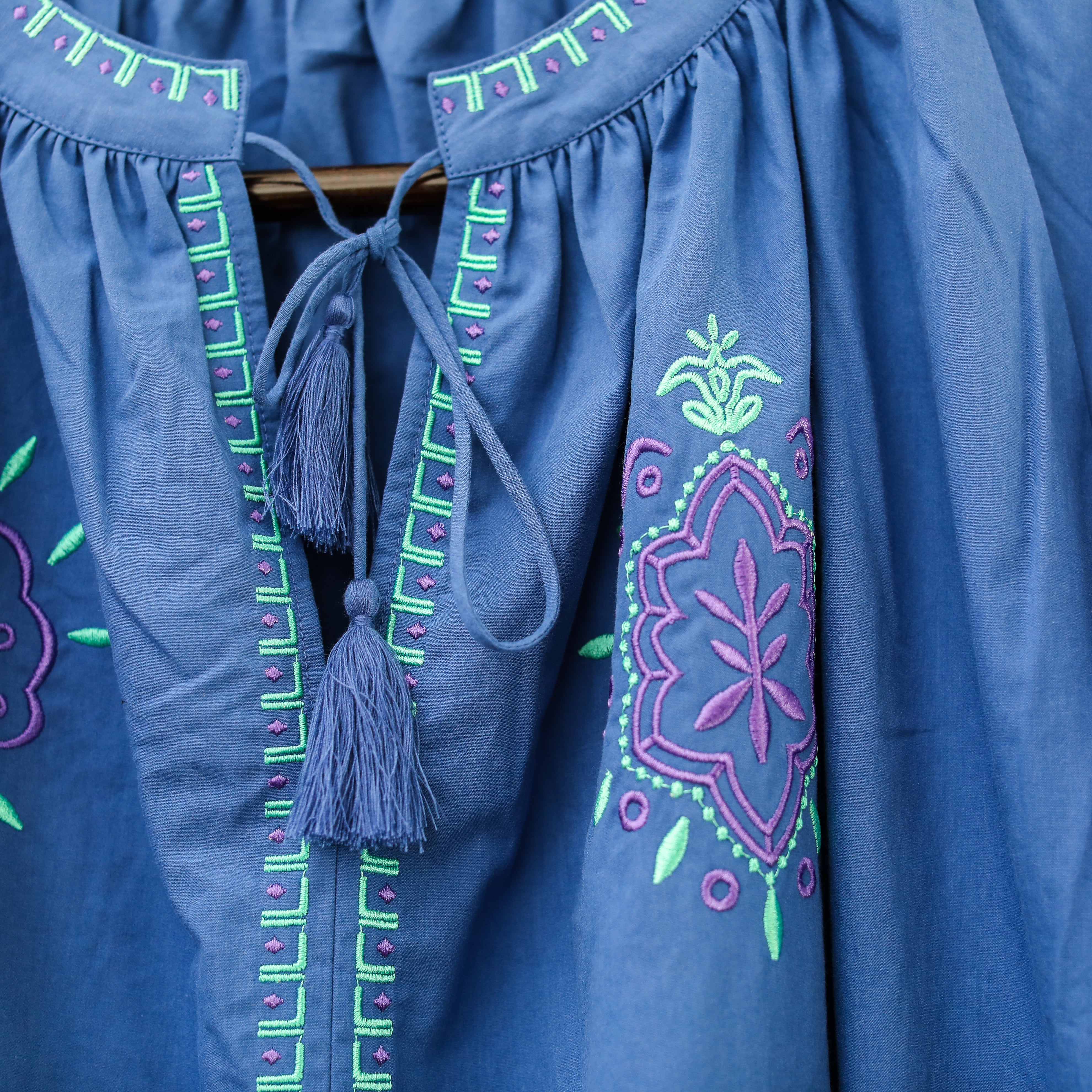 Rumieloin Embroidary A-Line Dress