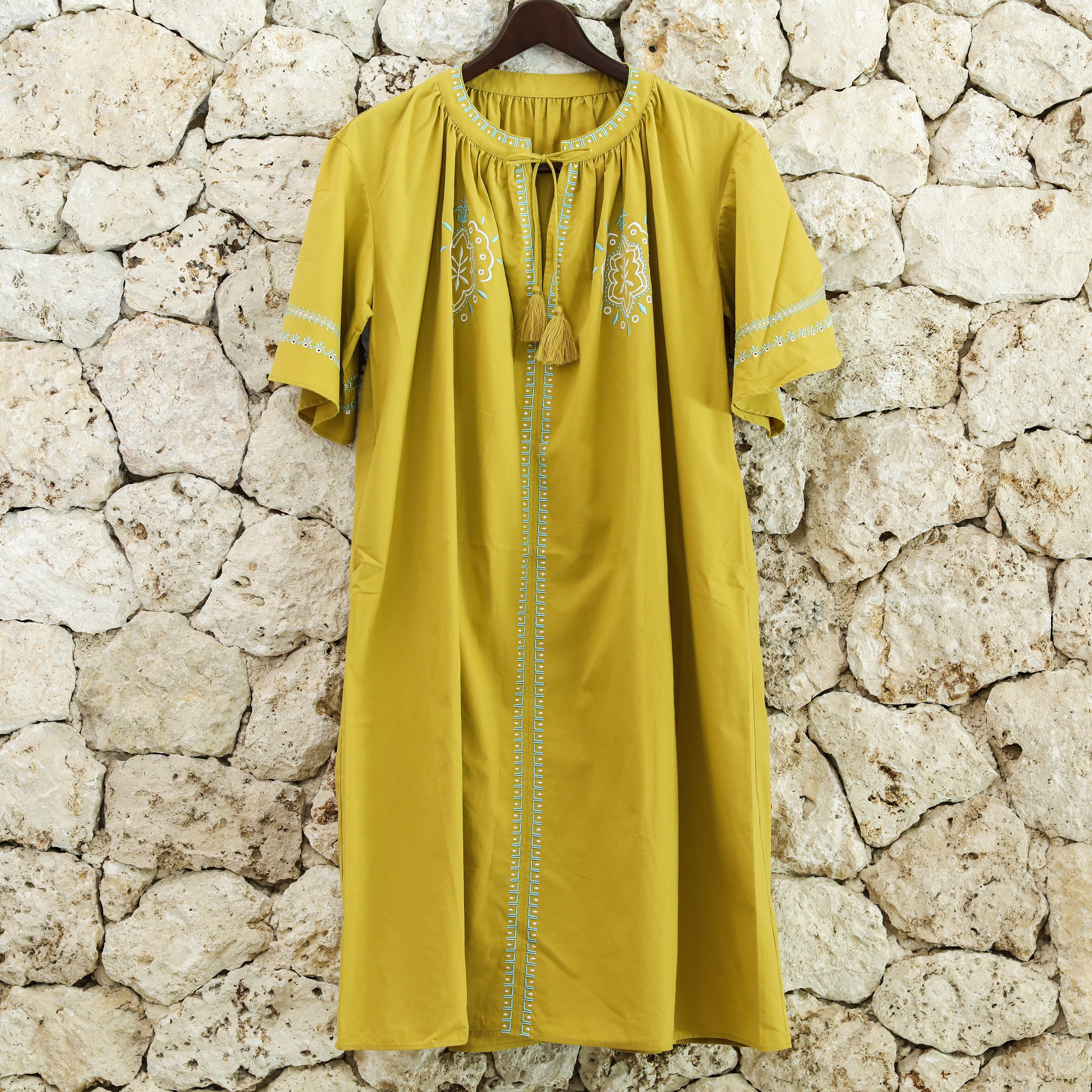 Rumieloin Embroidary A-Line Dress