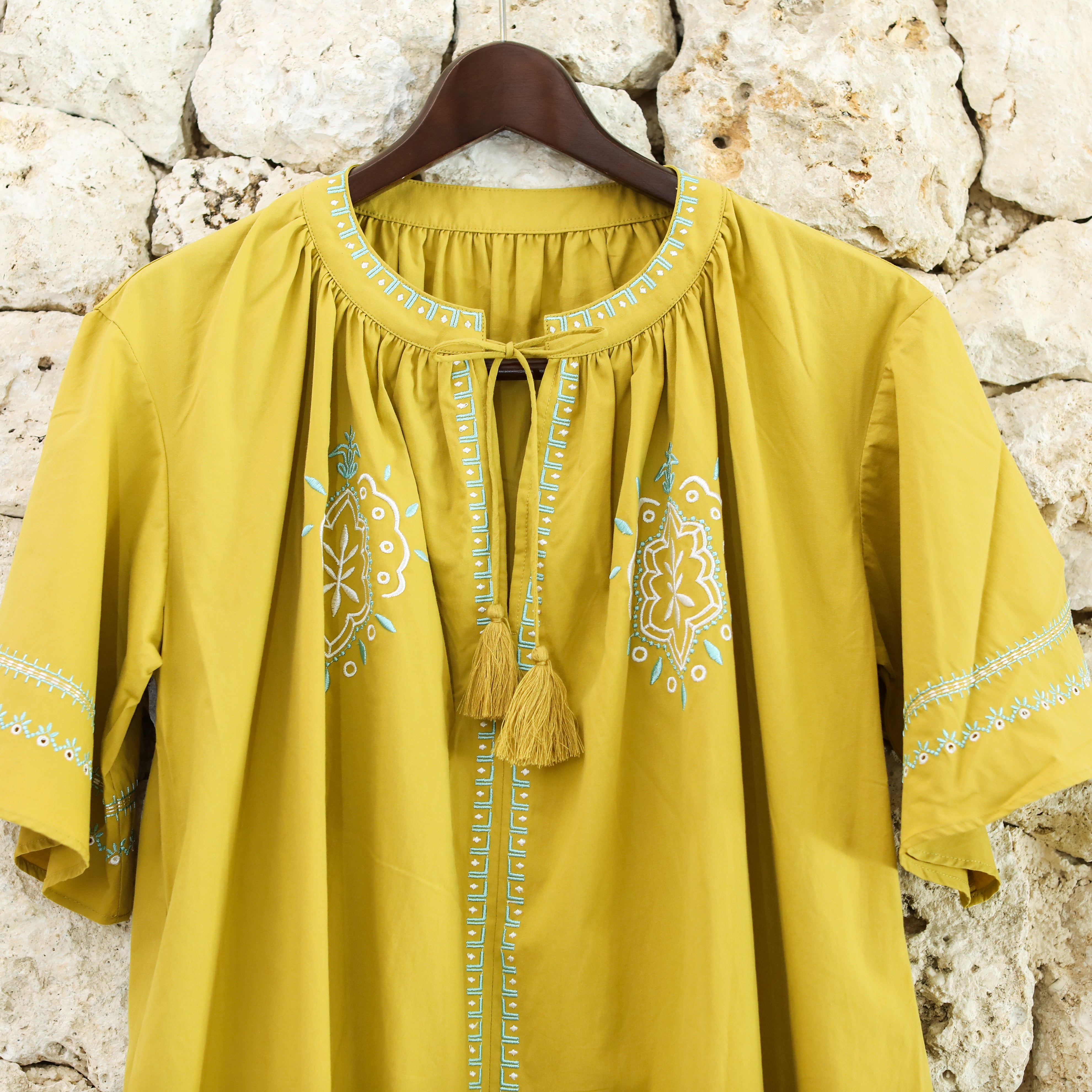 Rumieloin Embroidary A-Line Dress