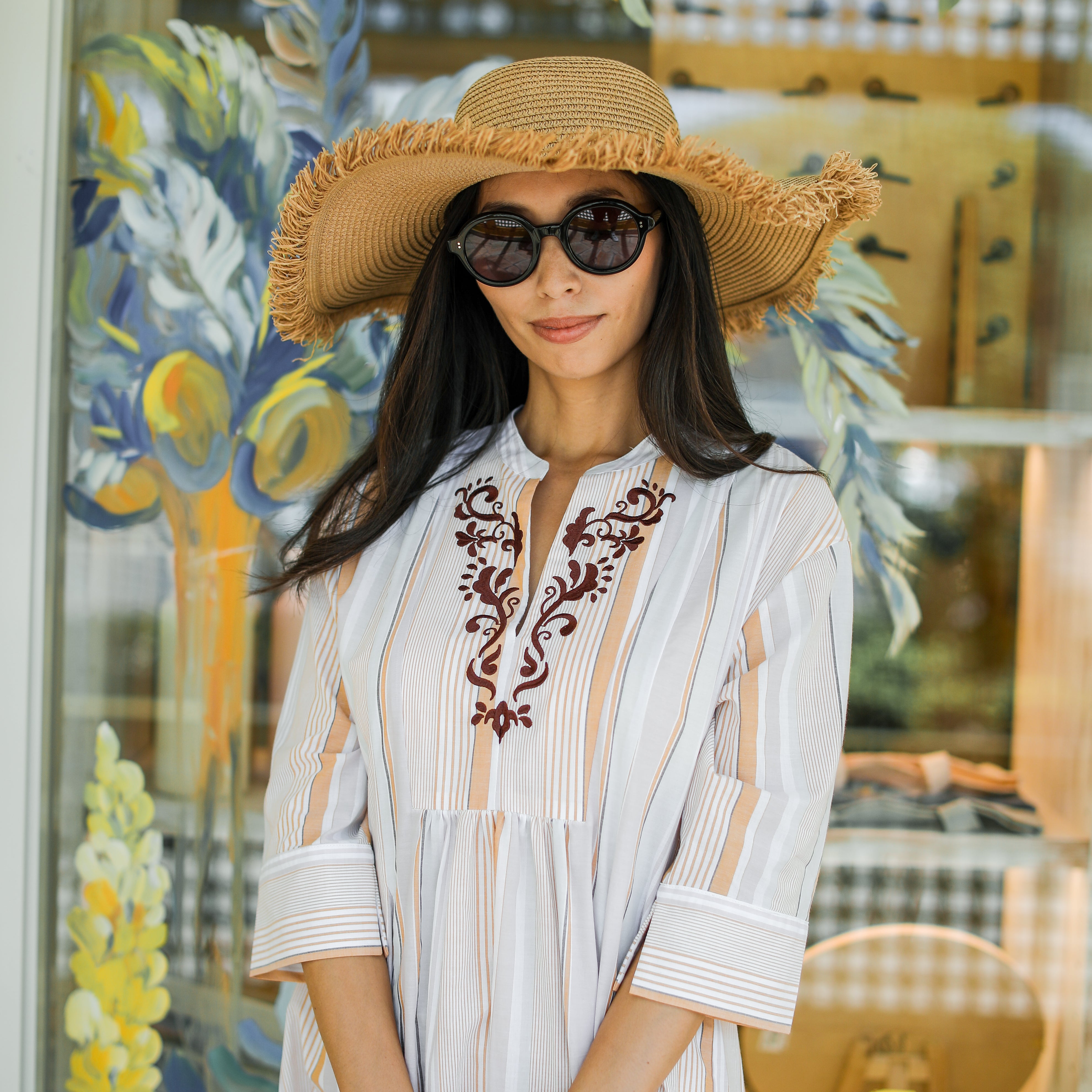 Rumieloin Multi Stripe Dress