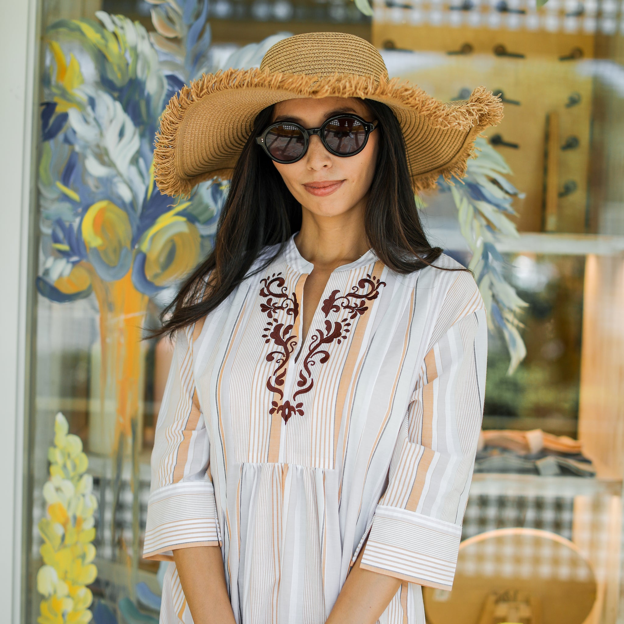 Rumieloin Multi Stripe Dress