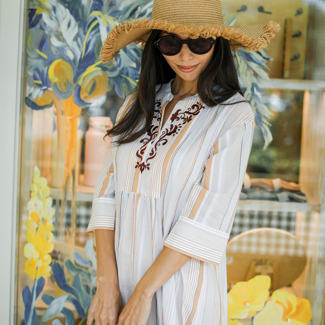 Rumieloin Multi Stripe Dress