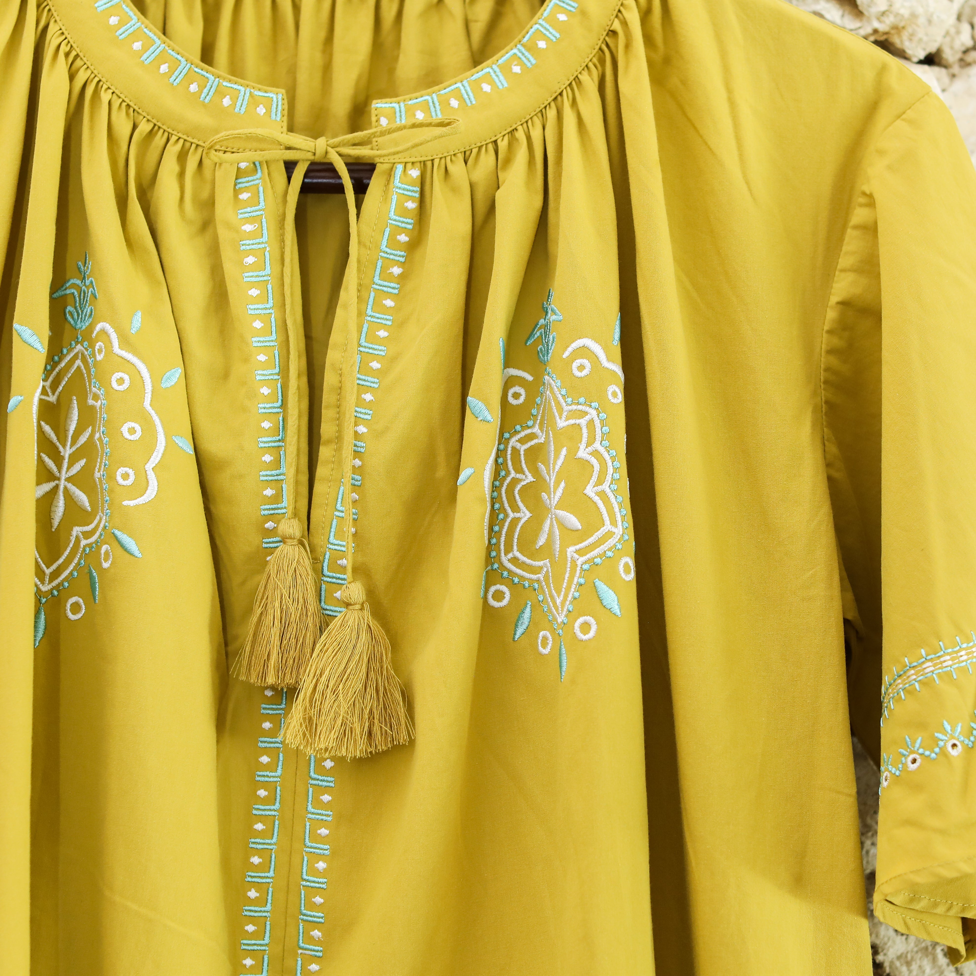 Rumieloin Embroidary A-Line Dress