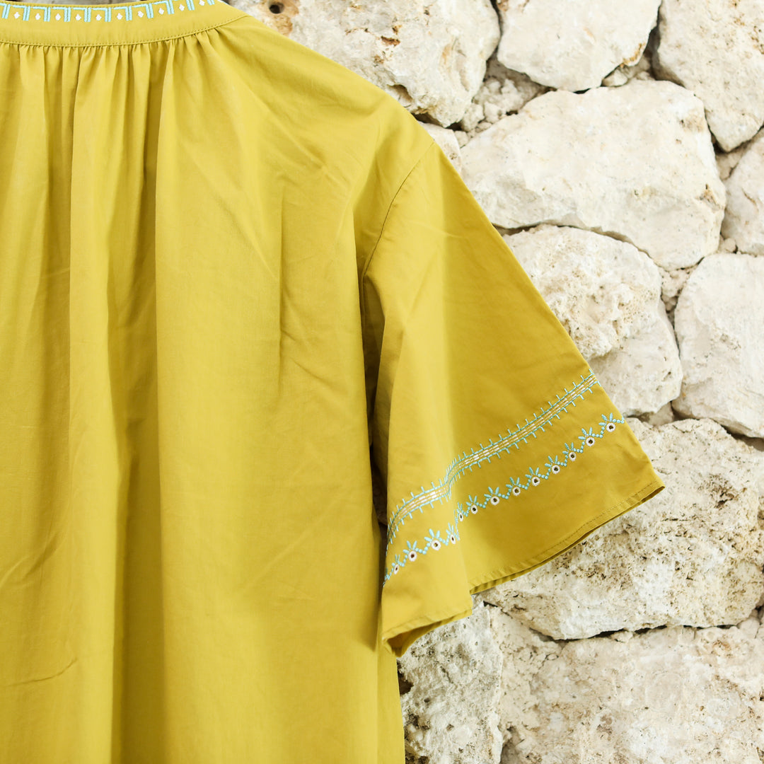 Rumieloin Embroidary A-Line Dress