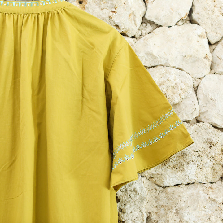 Rumieloin Embroidary A-Line Dress