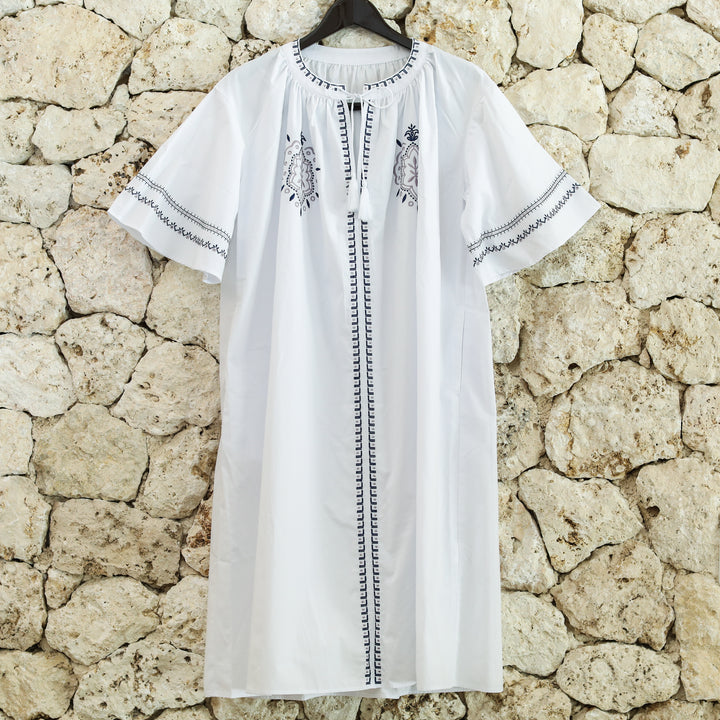 Rumieloin Embroidary A-Line Dress