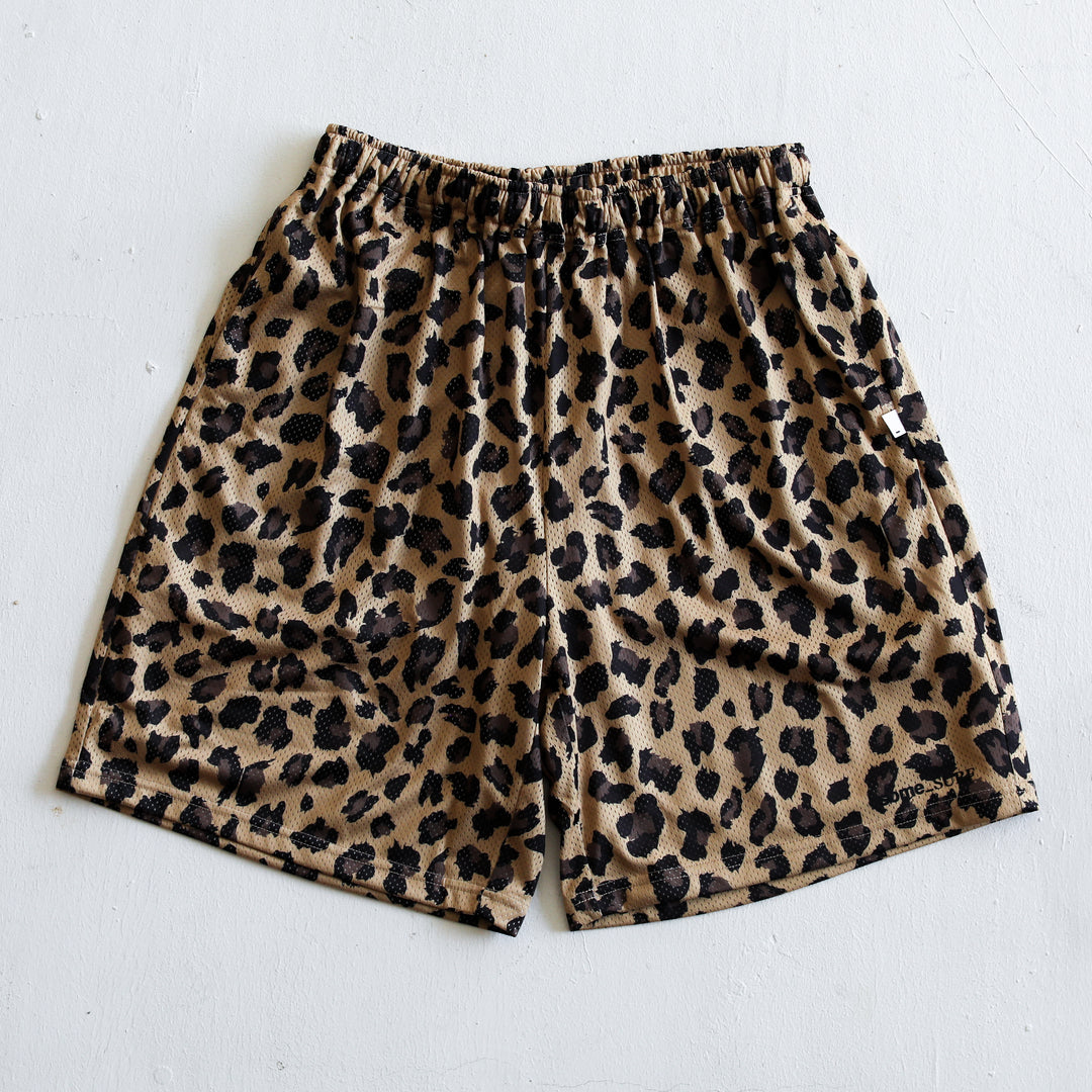 some_SURF Leopard Print Mesh  Shorts