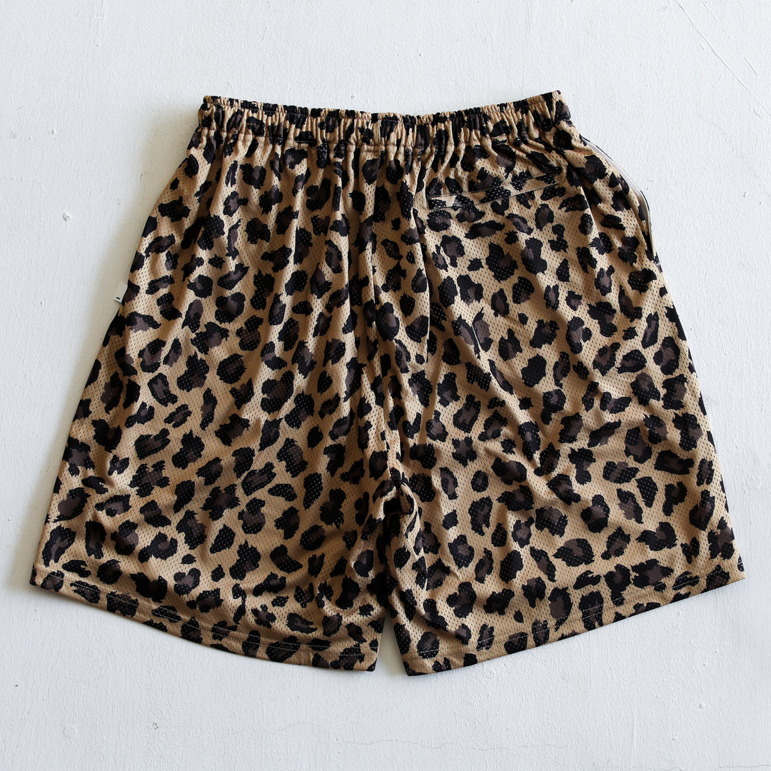 some_SURF Leopard Print Mesh  Shorts