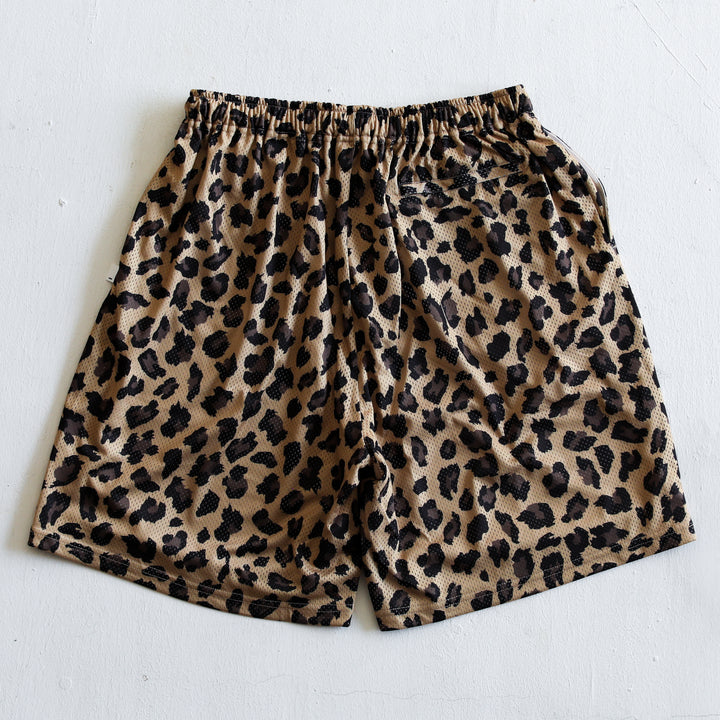 some_SURF Leopard Print Mesh  Shorts