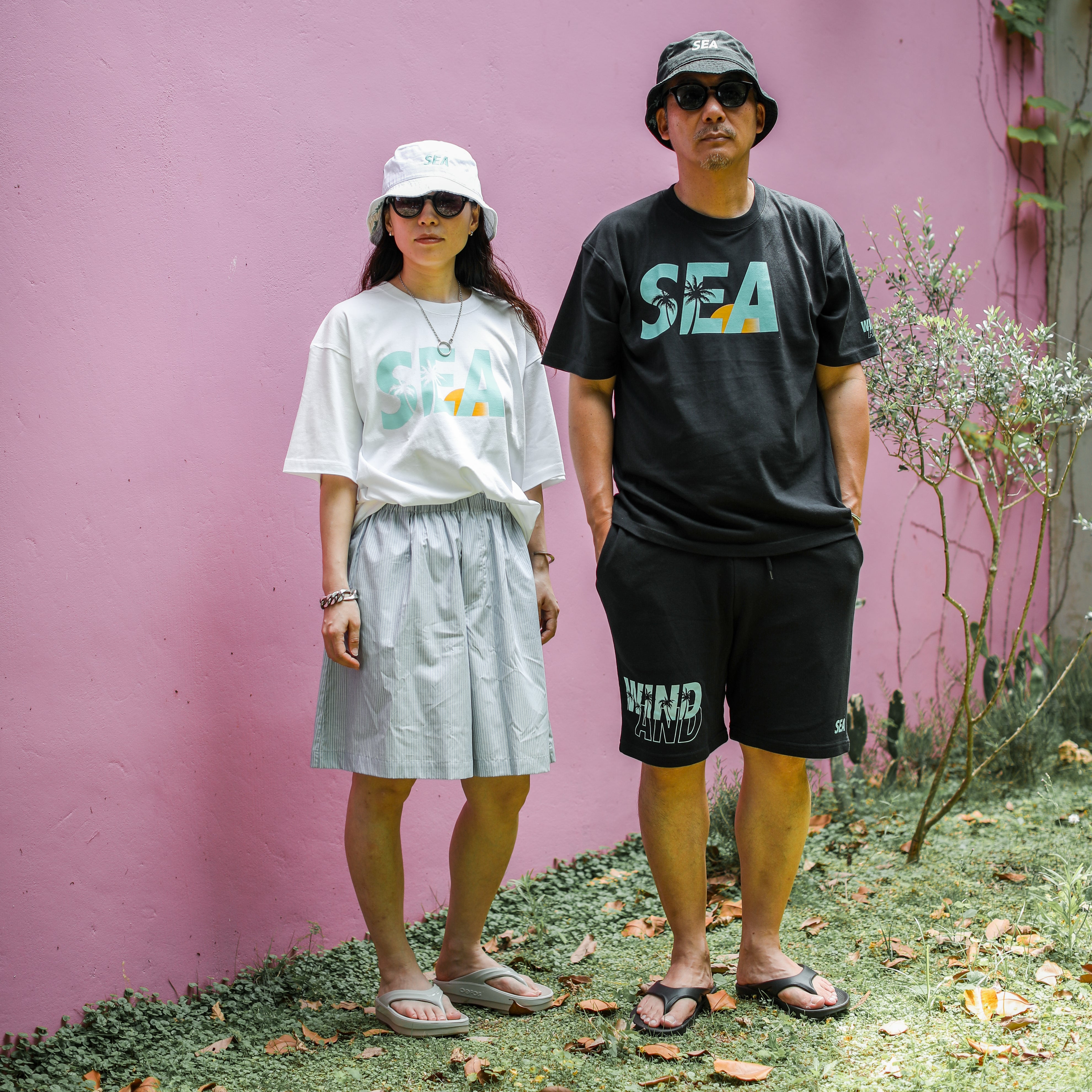 WINDANDSEA × SHIGIRA SEVEN MILES RESORT ”SEA”  Print T-Shirts