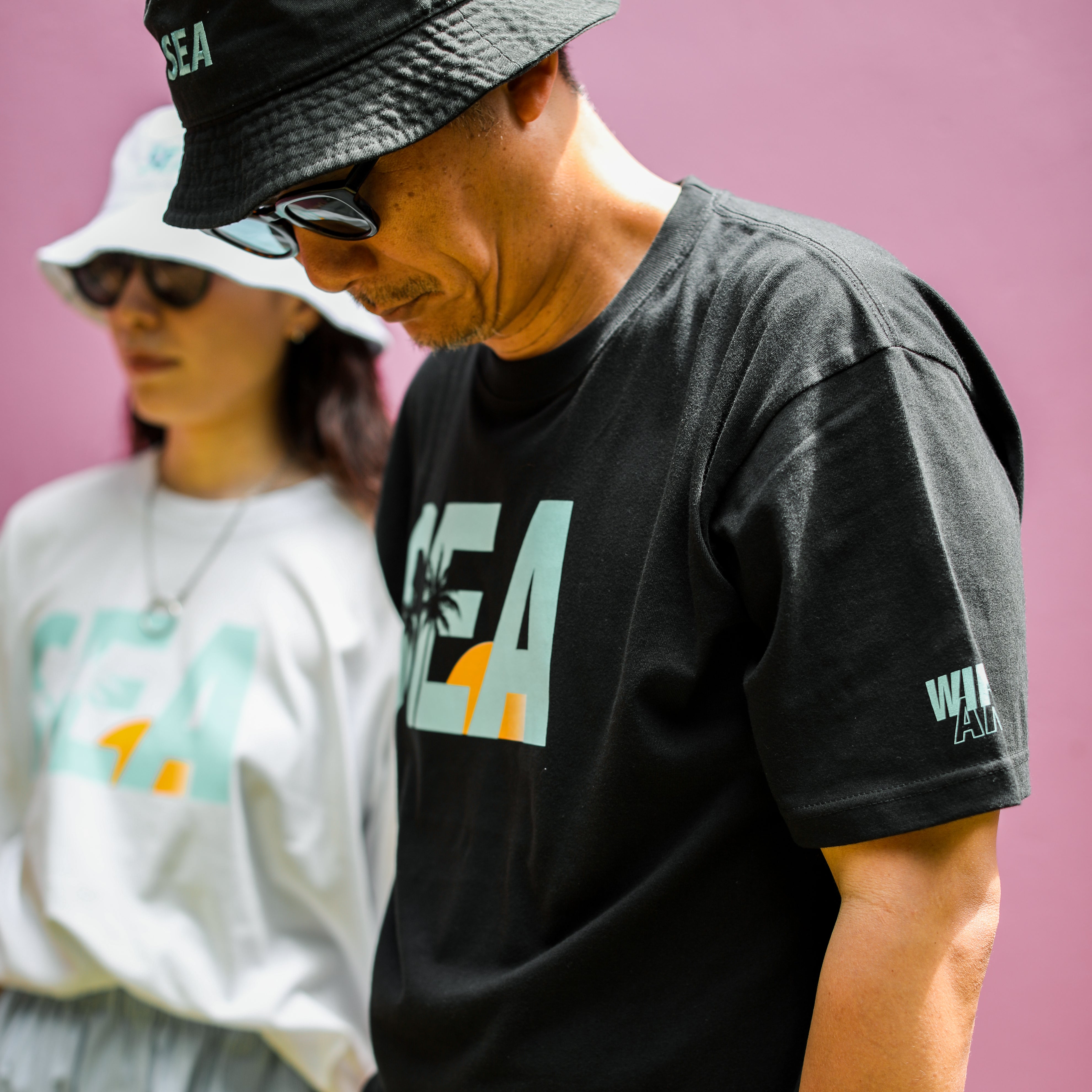 WINDANDSEA × SHIGIRA SEVEN MILES RESORT ”SEA”  Print T-Shirts