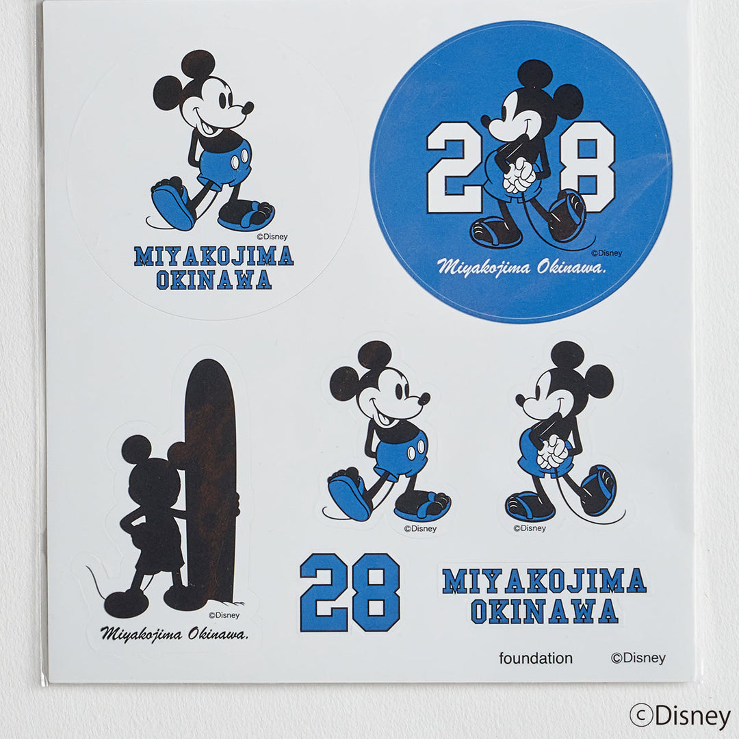 "BLUE MICKEY"Sticker Set