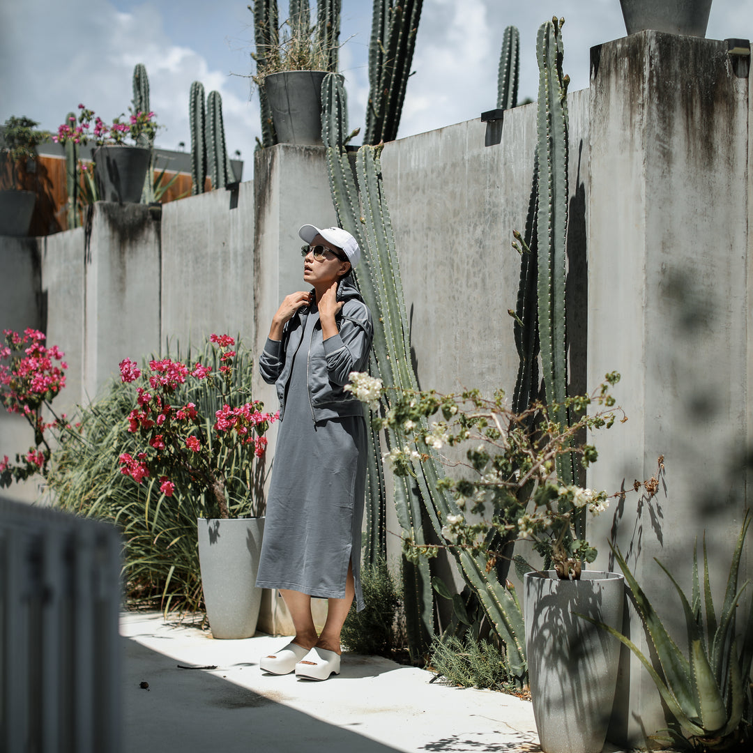 Olive&Oliver×SHIGIRA French Terry Embroidary OP