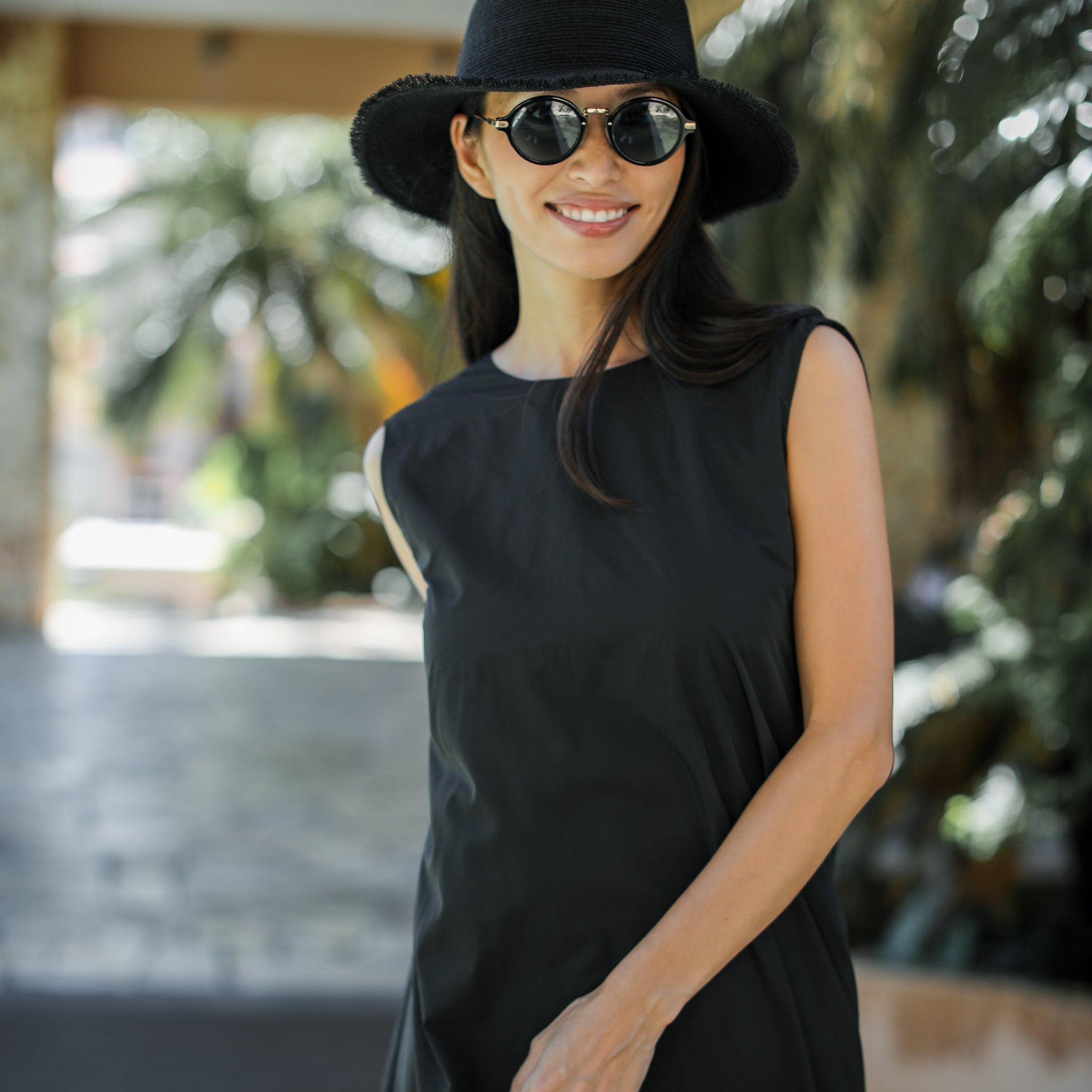 Rumieloin Back Ribon N/S Dress