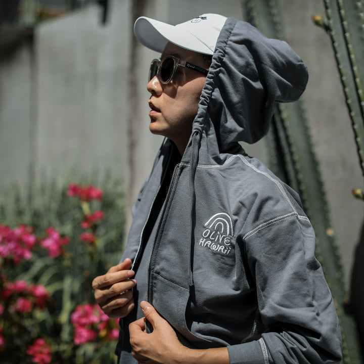 Olive&Oliver×SHIGIRA French Terry ZIP Hoodie