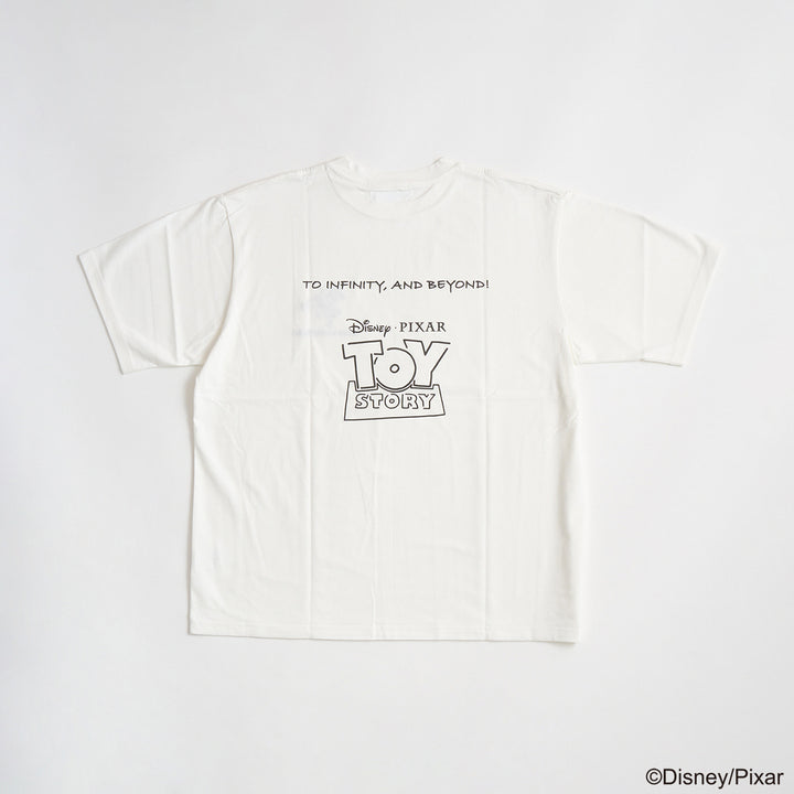 Toy Story ”Buzz Embroidary” T White