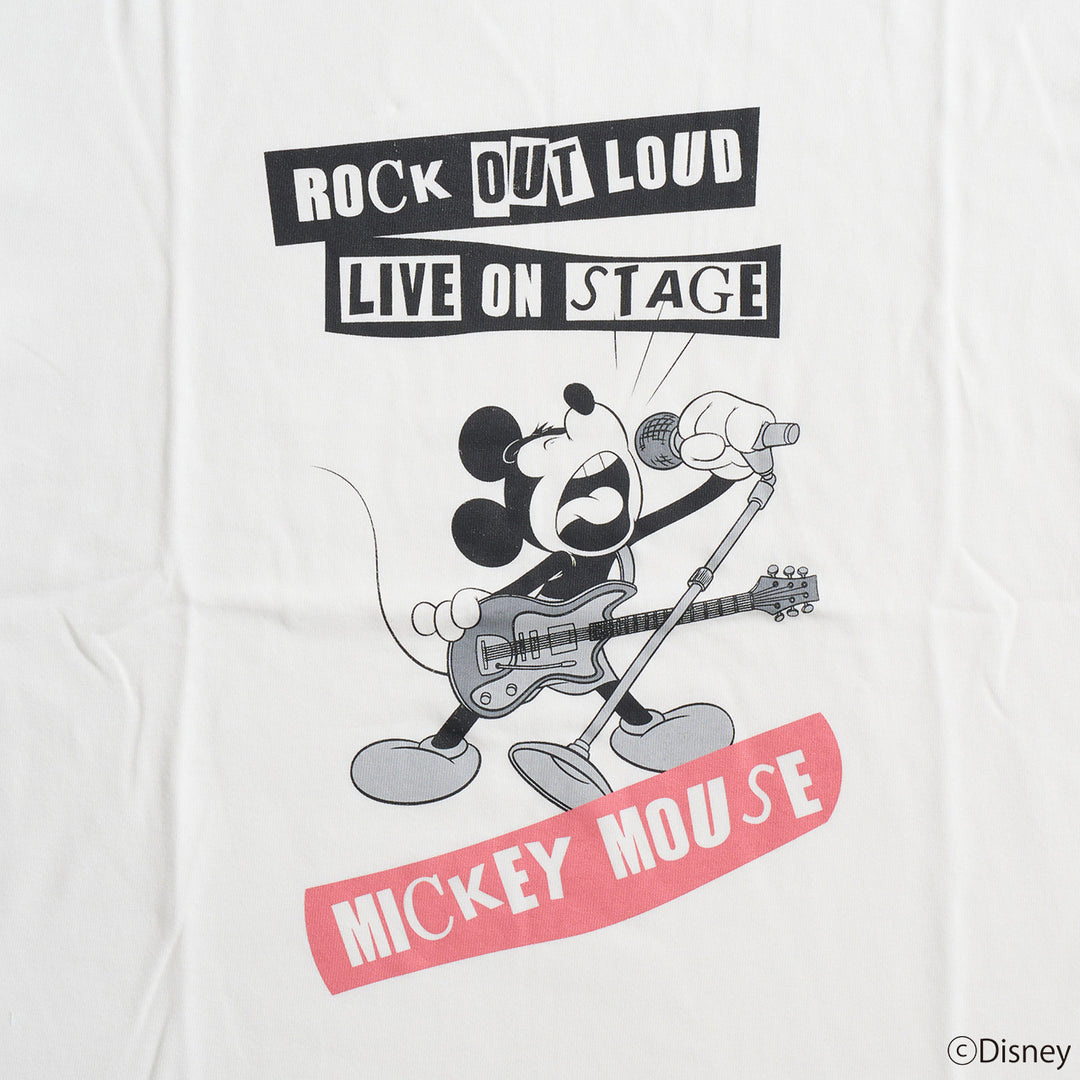Mickey ROCK OUT LOUD T White