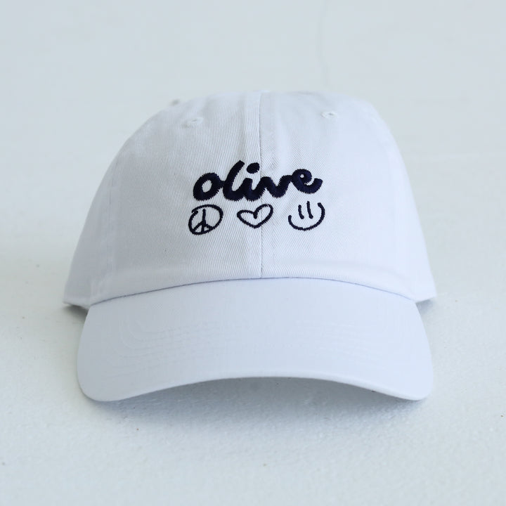 Olive&Oliver×SHIGIRA Embroidary Cap （Olive）