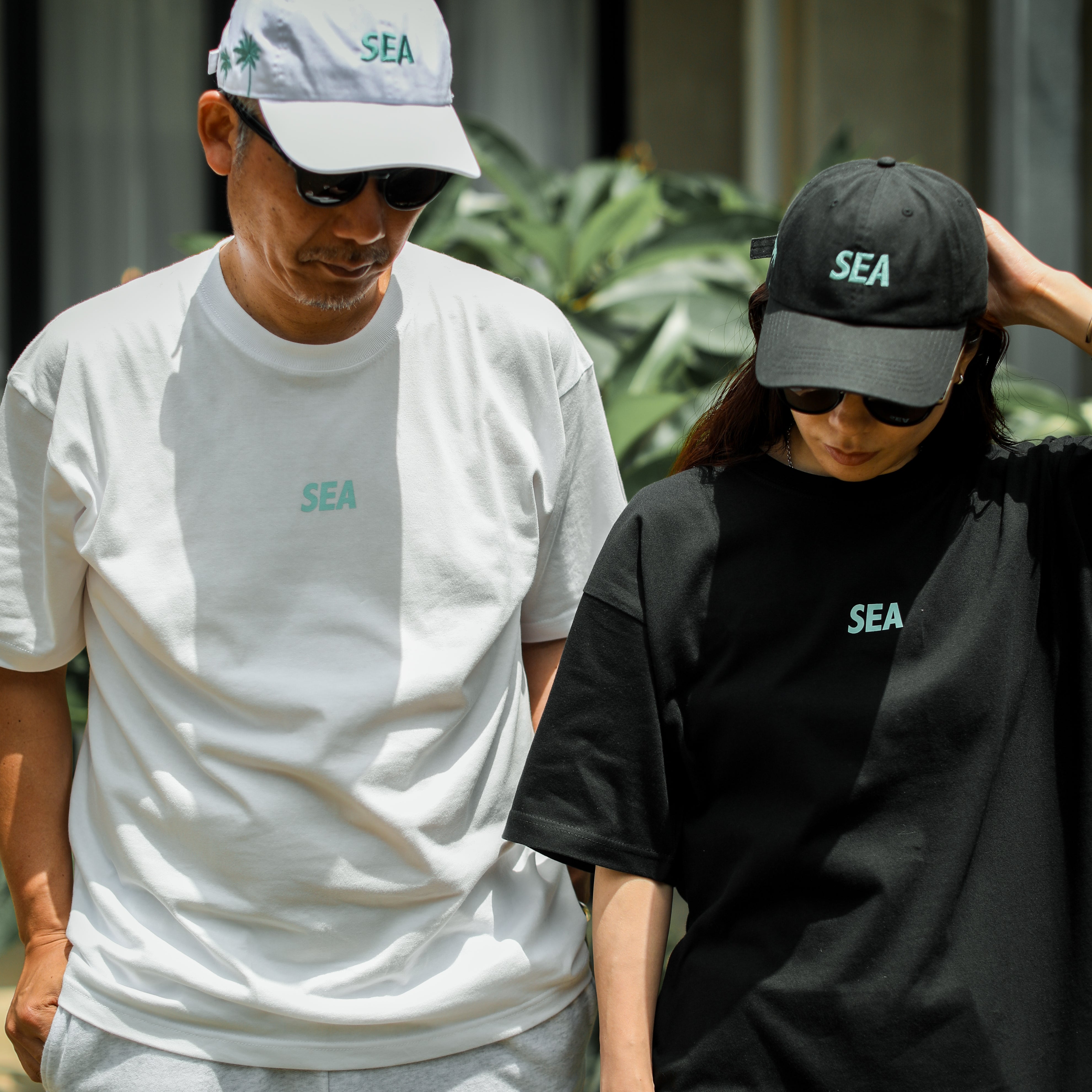 WINDANDSEA × SHIGIRA SEVEN MILES RESORT Back Print T-Shirts