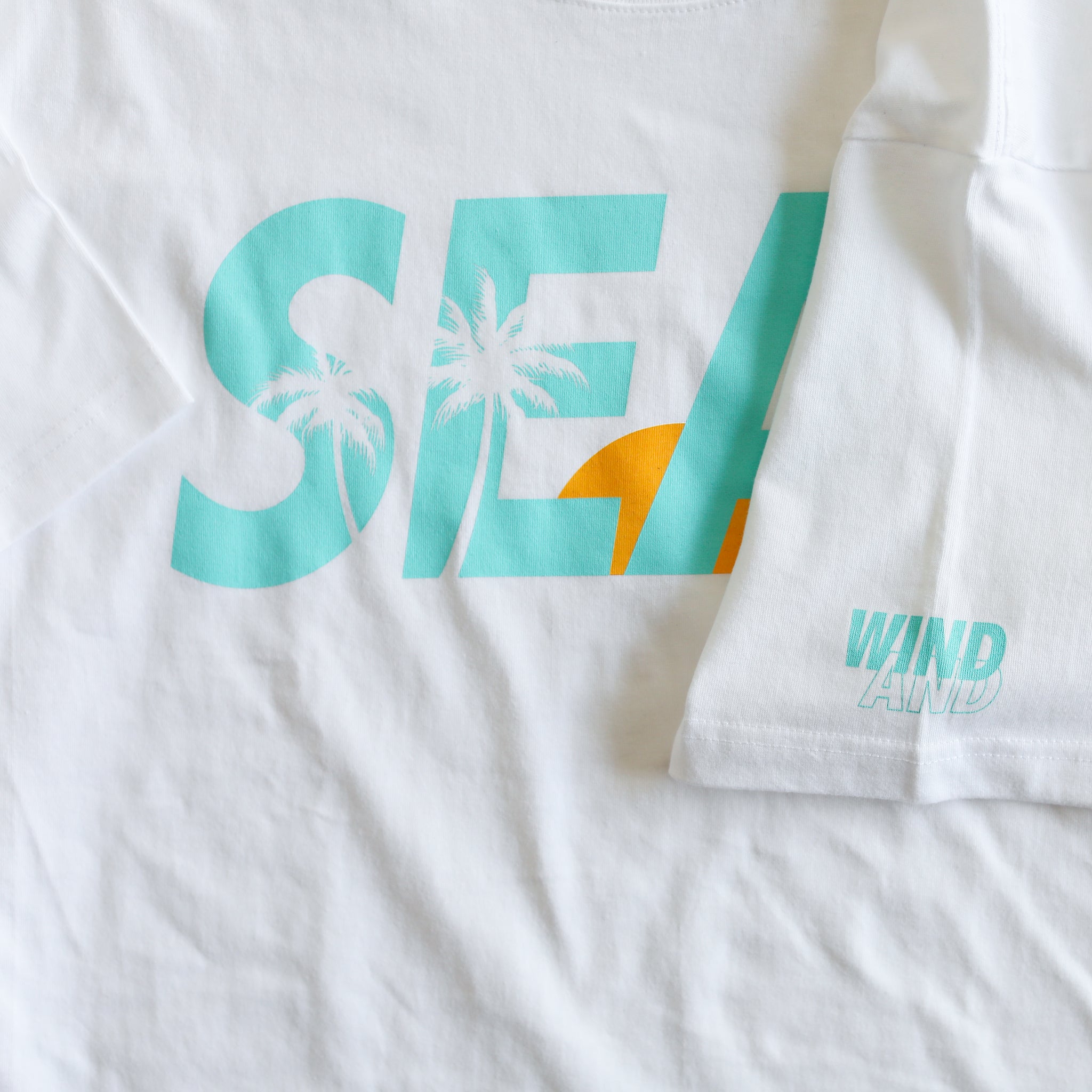 WINDANDSEA × SHIGIRA SEVEN MILES RESORT ”SEA”  Print T-Shirts