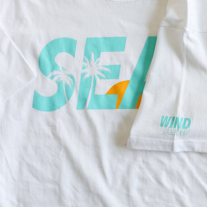 WINDANDSEA × SHIGIRA SEVEN MILES RESORT ”SEA”  Print T-Shirts
