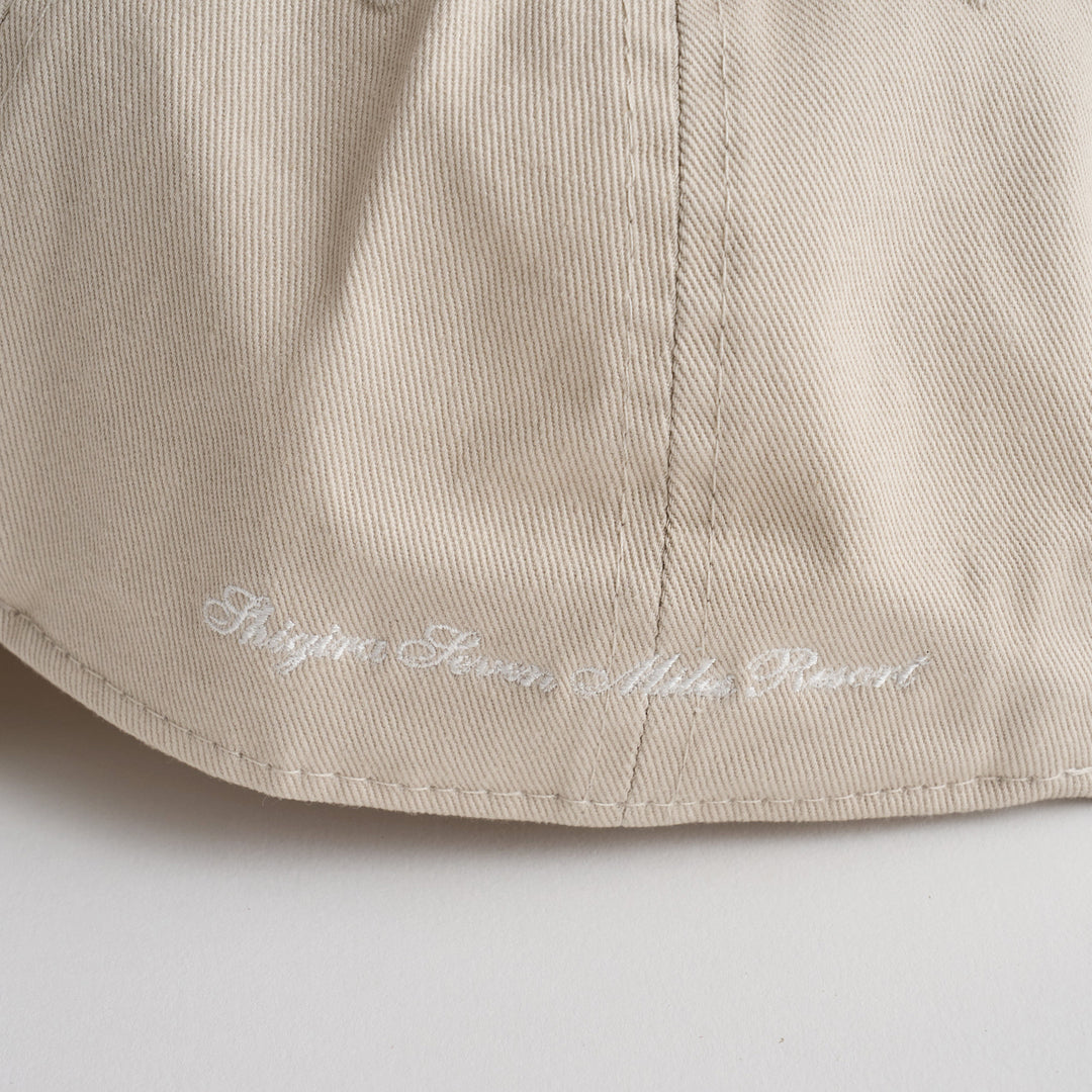 SHIGIRA SEVEN MILES RESORT オリジナル　フラワー刺繍キャップ