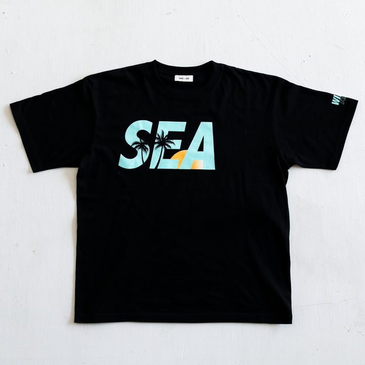 WINDANDSEA × SHIGIRA SEVEN MILES RESORT ”SEA”  Print T-Shirts