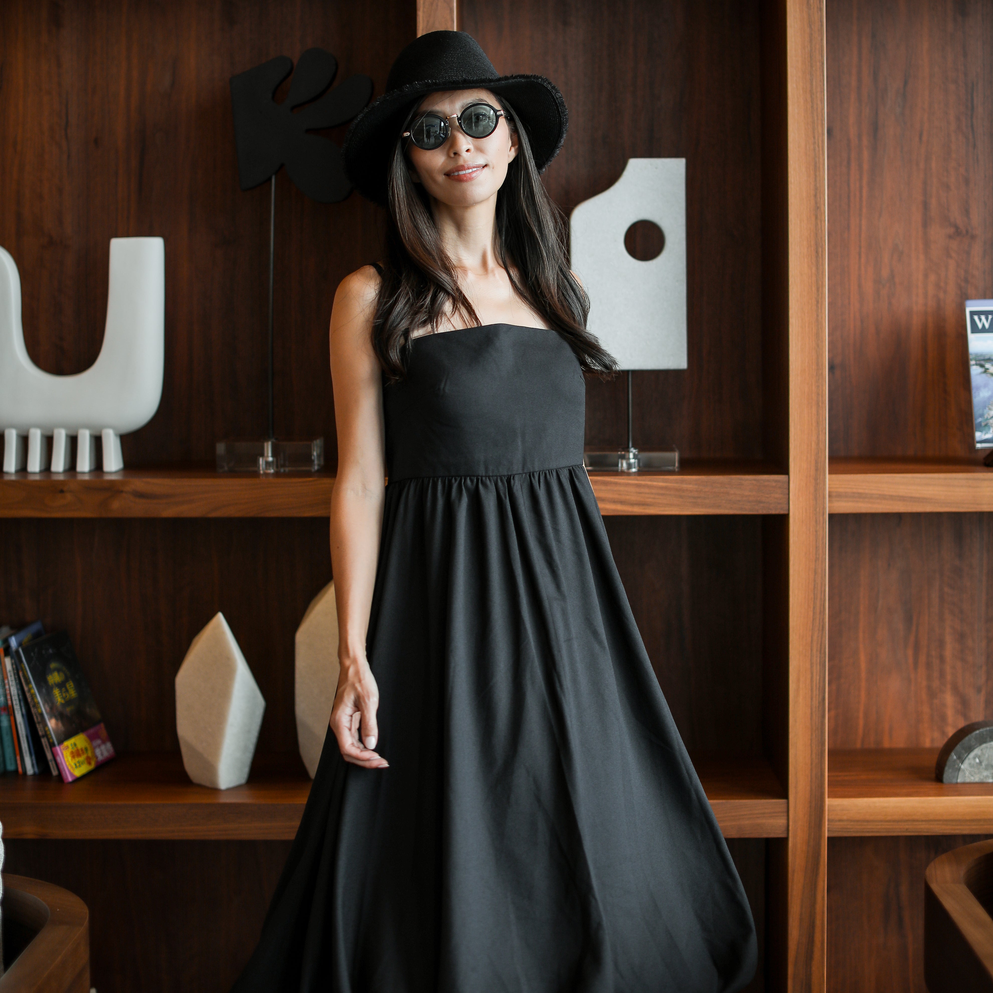 Rumieloin Ballon Camisole Dress